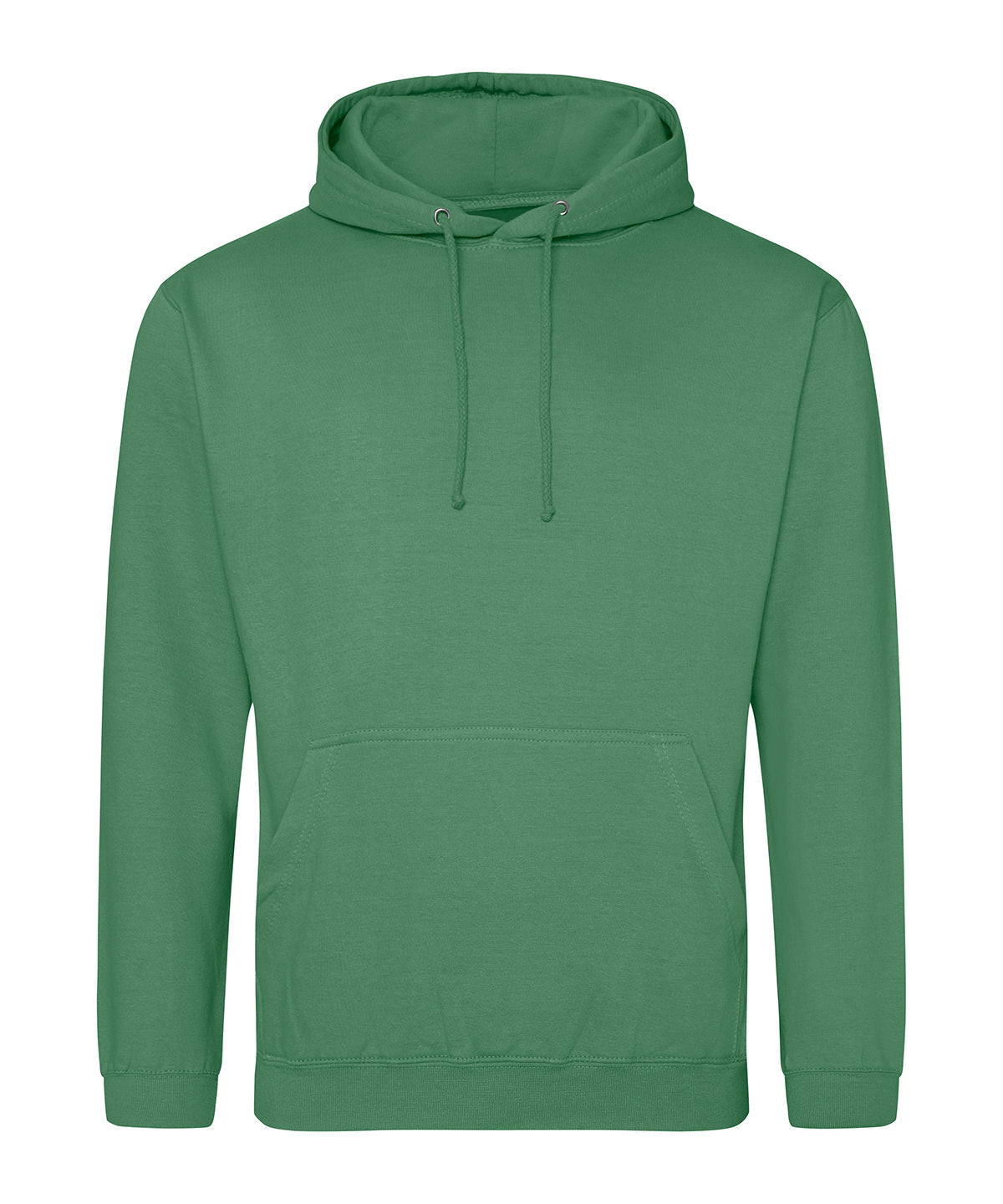 AWDis Just Hoods College hoodie in Cactus Green, front view