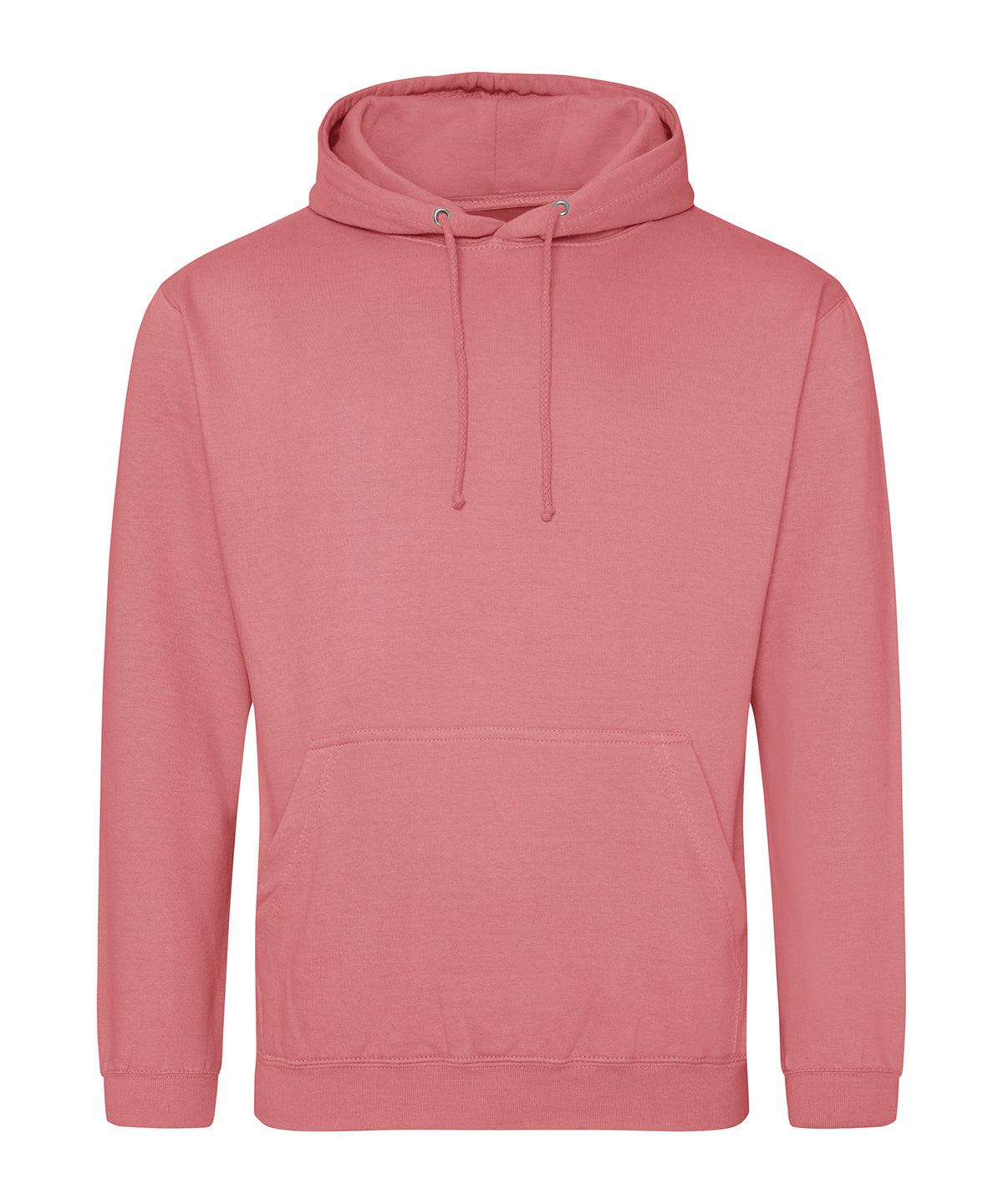 AWDis Just Hoods College hoodie in Dusty Rose, front view