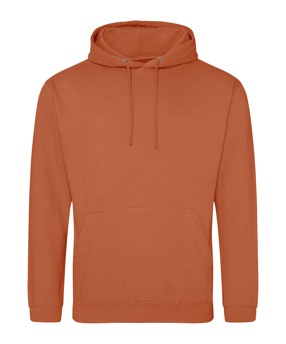 AWDis Just Hoods College hoodie in Ginger Biscuit, front view