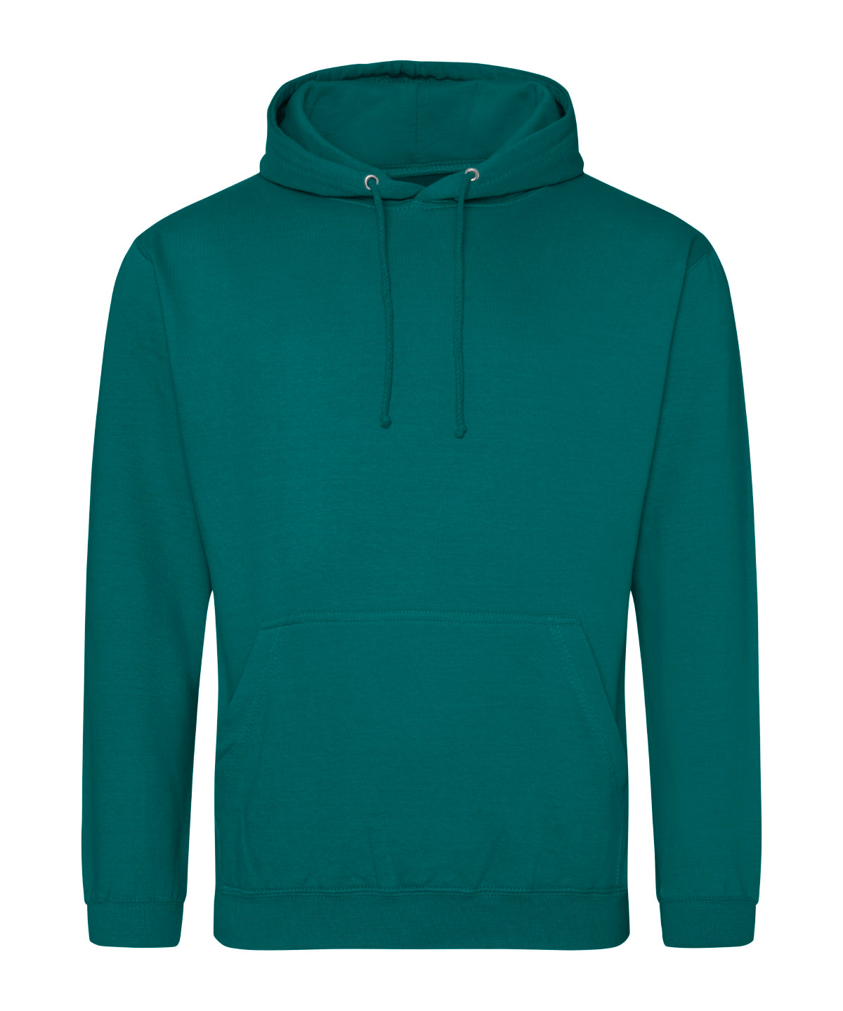 AWDis Just Hoods College hoodie in Jade, front view