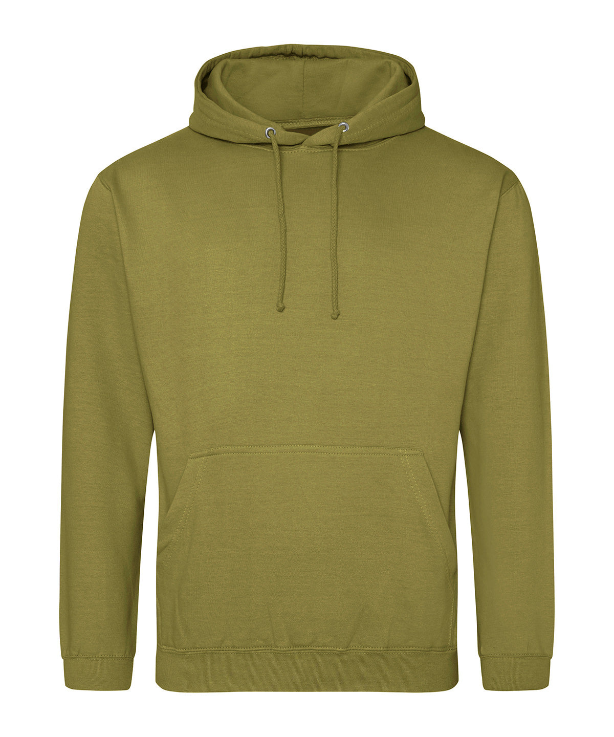 AWDis Just Hoods College hoodie in Khaki, front view