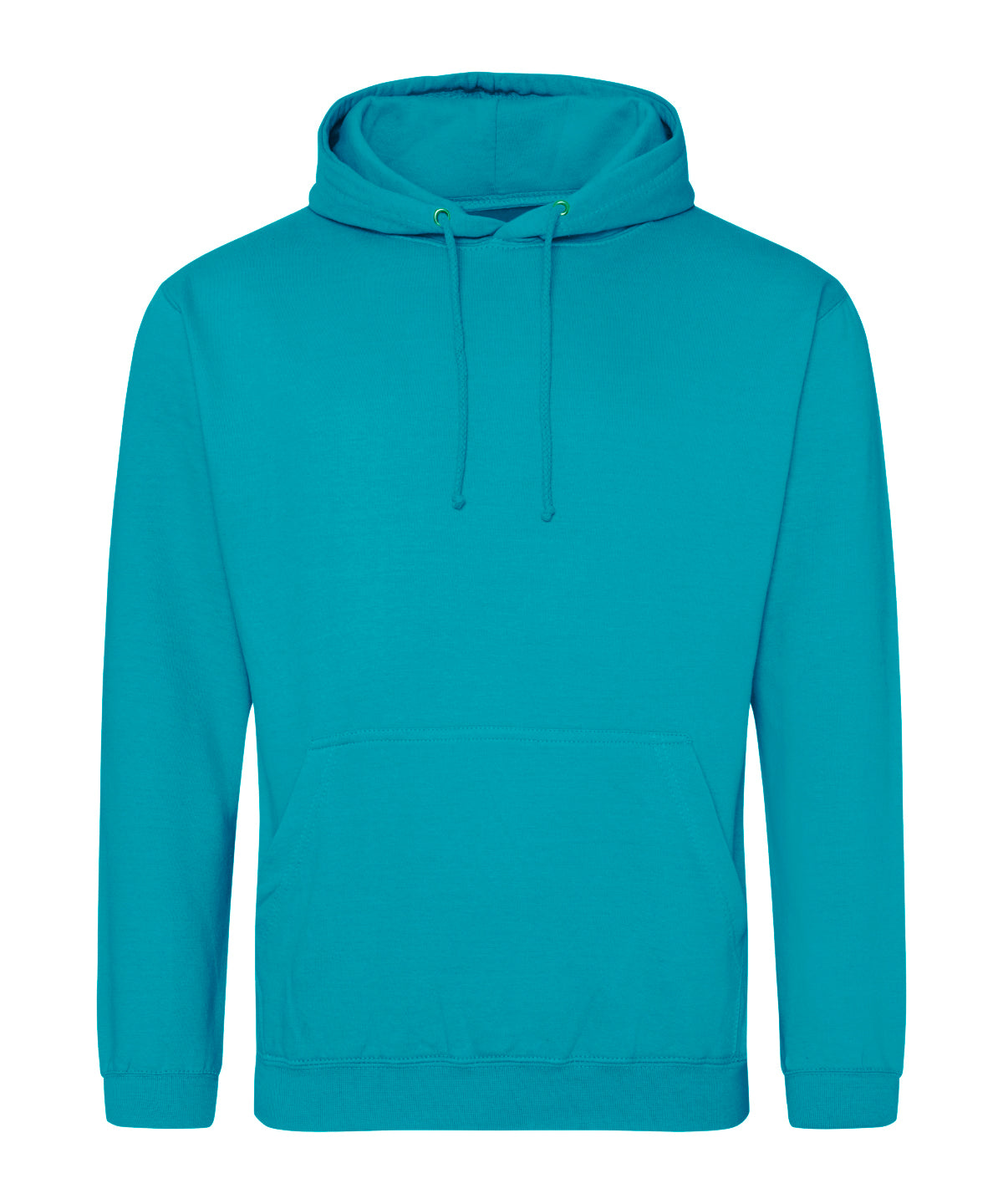 AWDis Just Hoods College hoodie in Lagoon Blue, front view