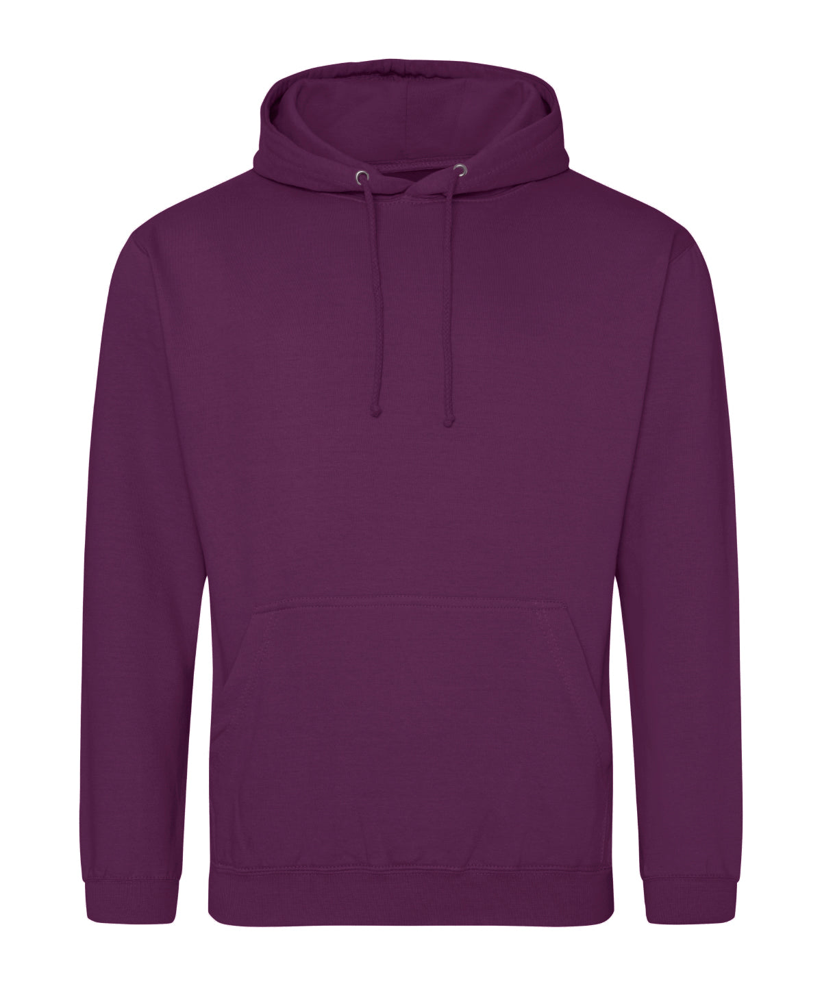 AWDis Just Hoods College hoodie in Plum, front view