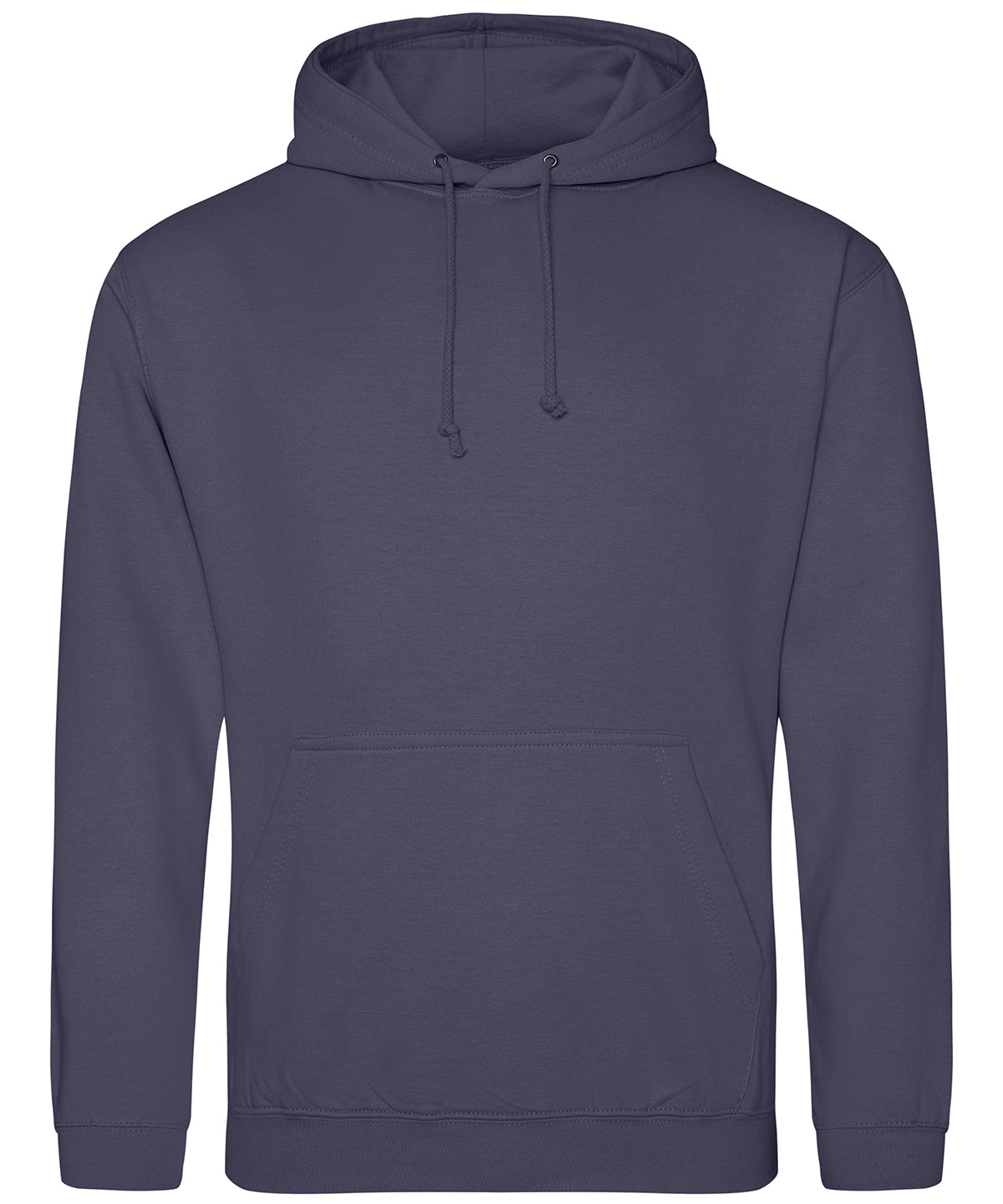 AWDis Just Hoods College hoodie in Shark Grey, front view