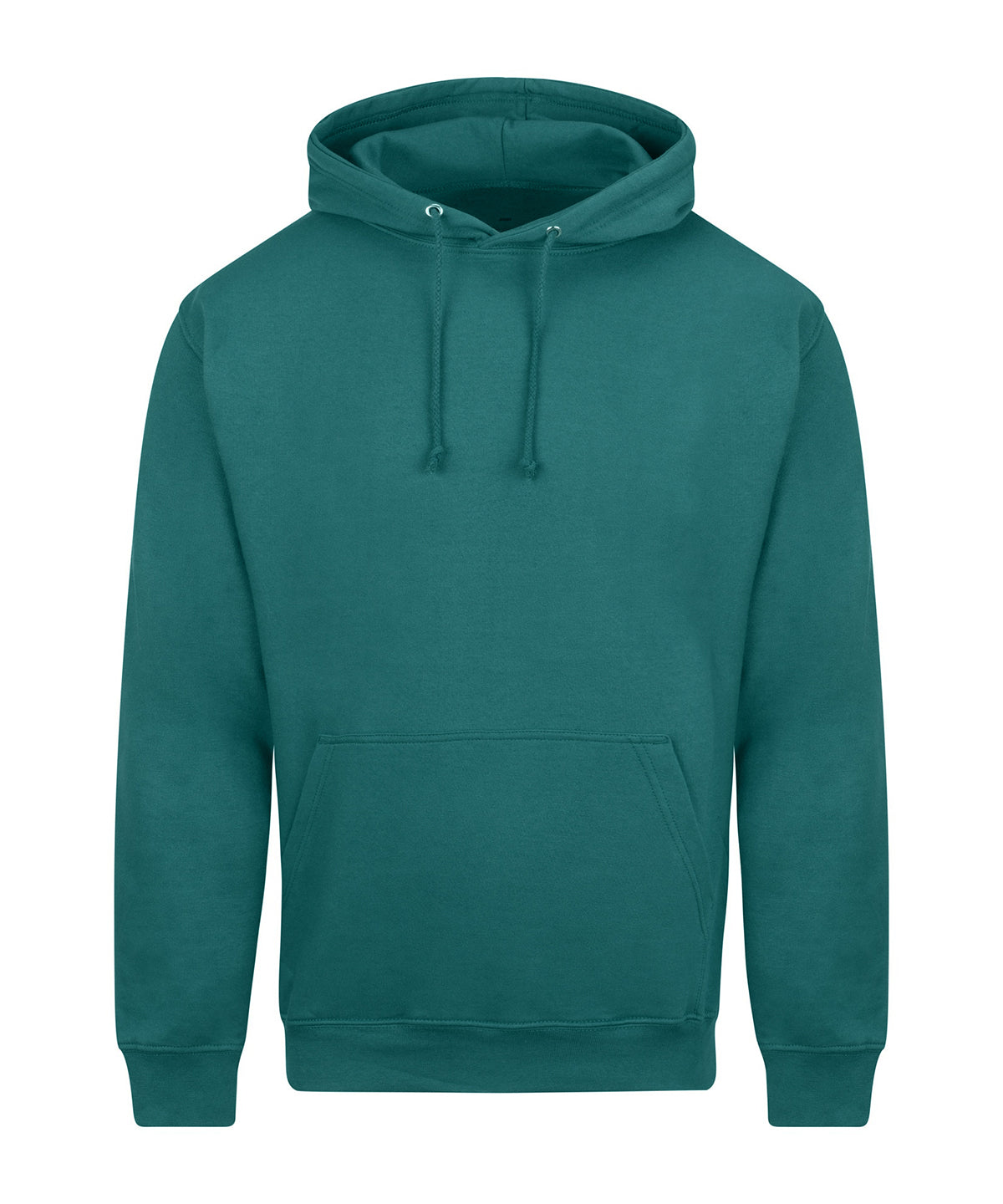 AWDis Just Hoods College hoodie in Teal, front view