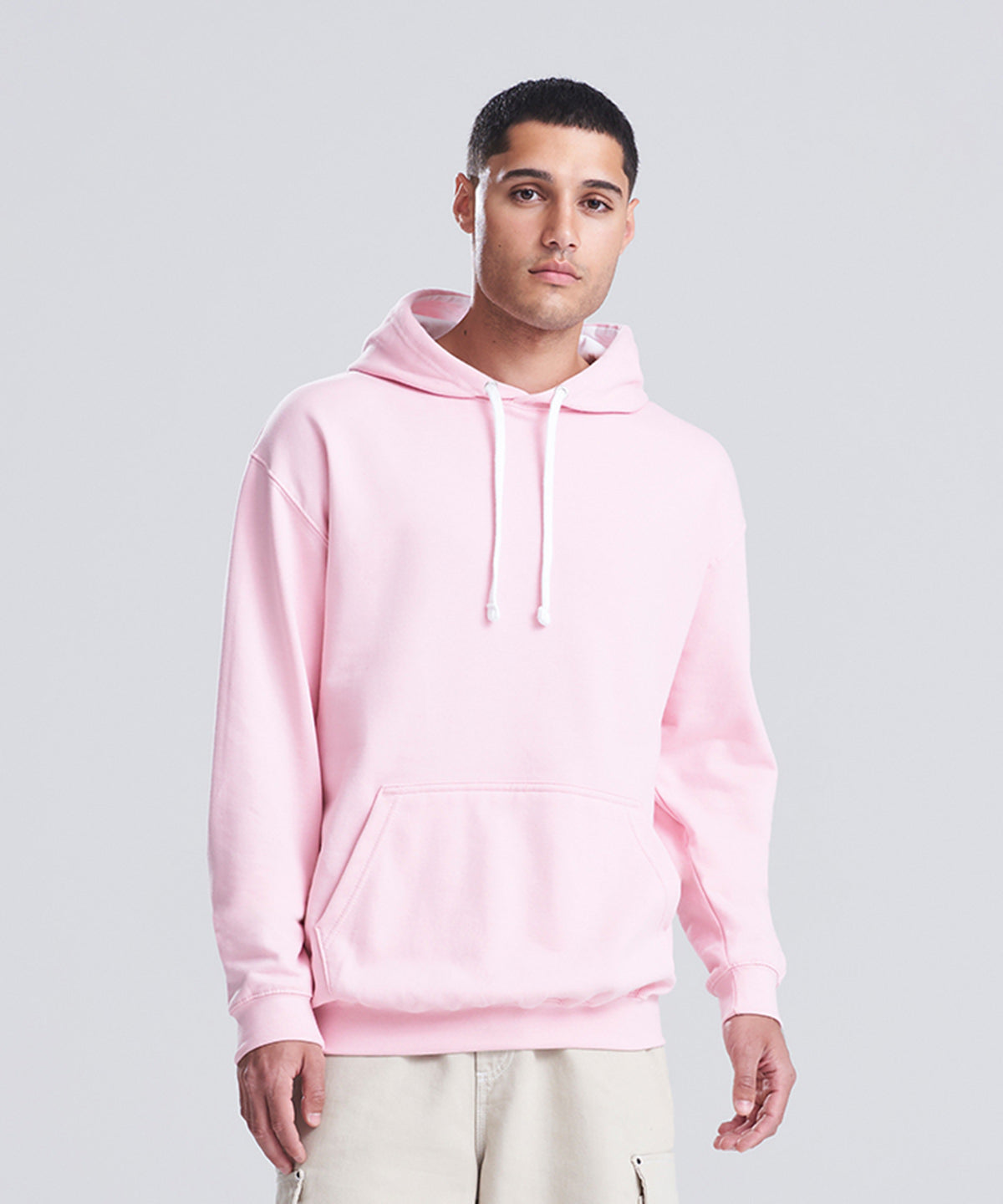AWDis Just Hoods Varsity hoodie, lifestyle photo