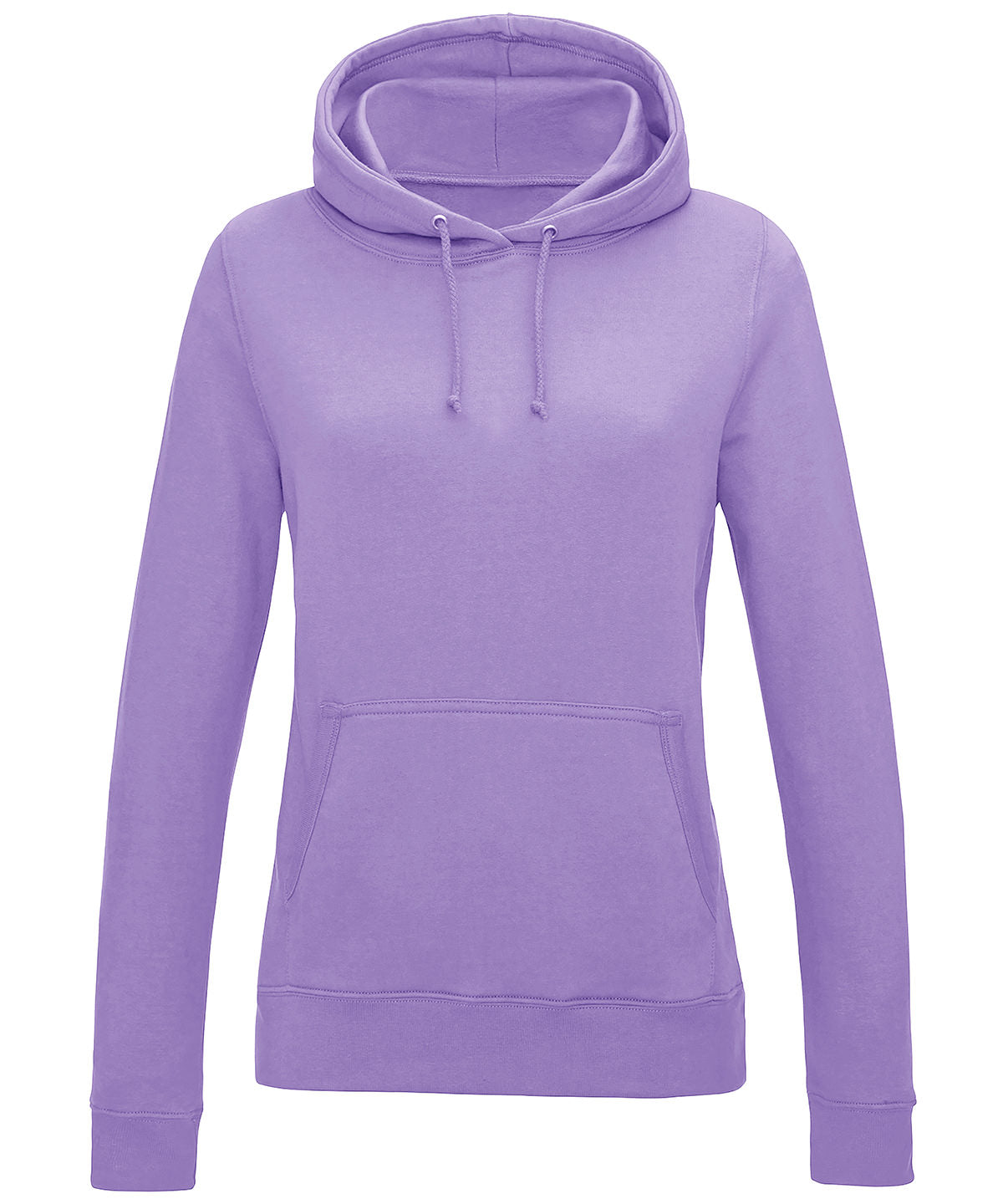 AWDis Just Hoods Women's College Hoodie in Digital Lavender, front view