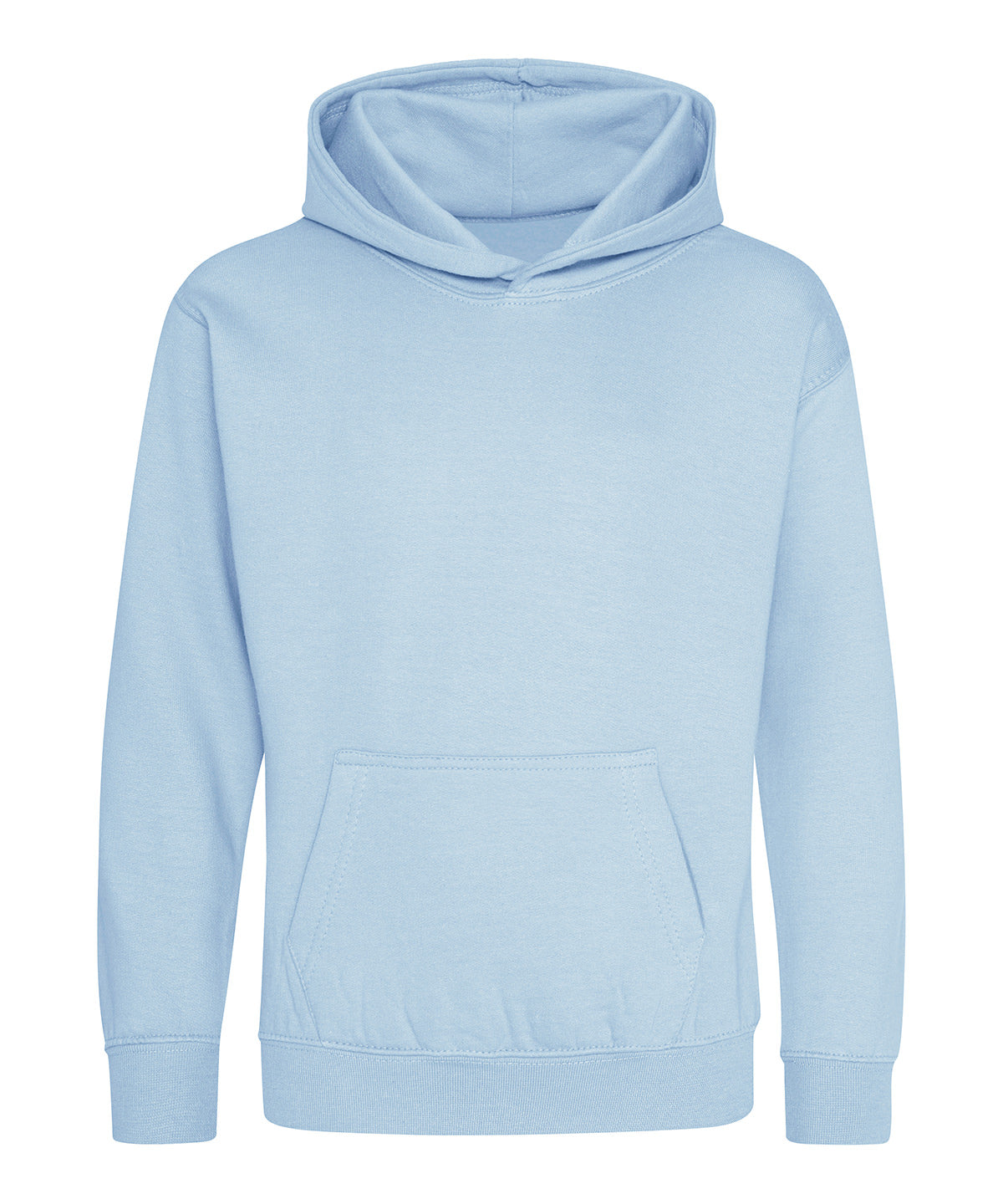 AWDis Just Hoods Kids hoodie in Ice Blue, front view