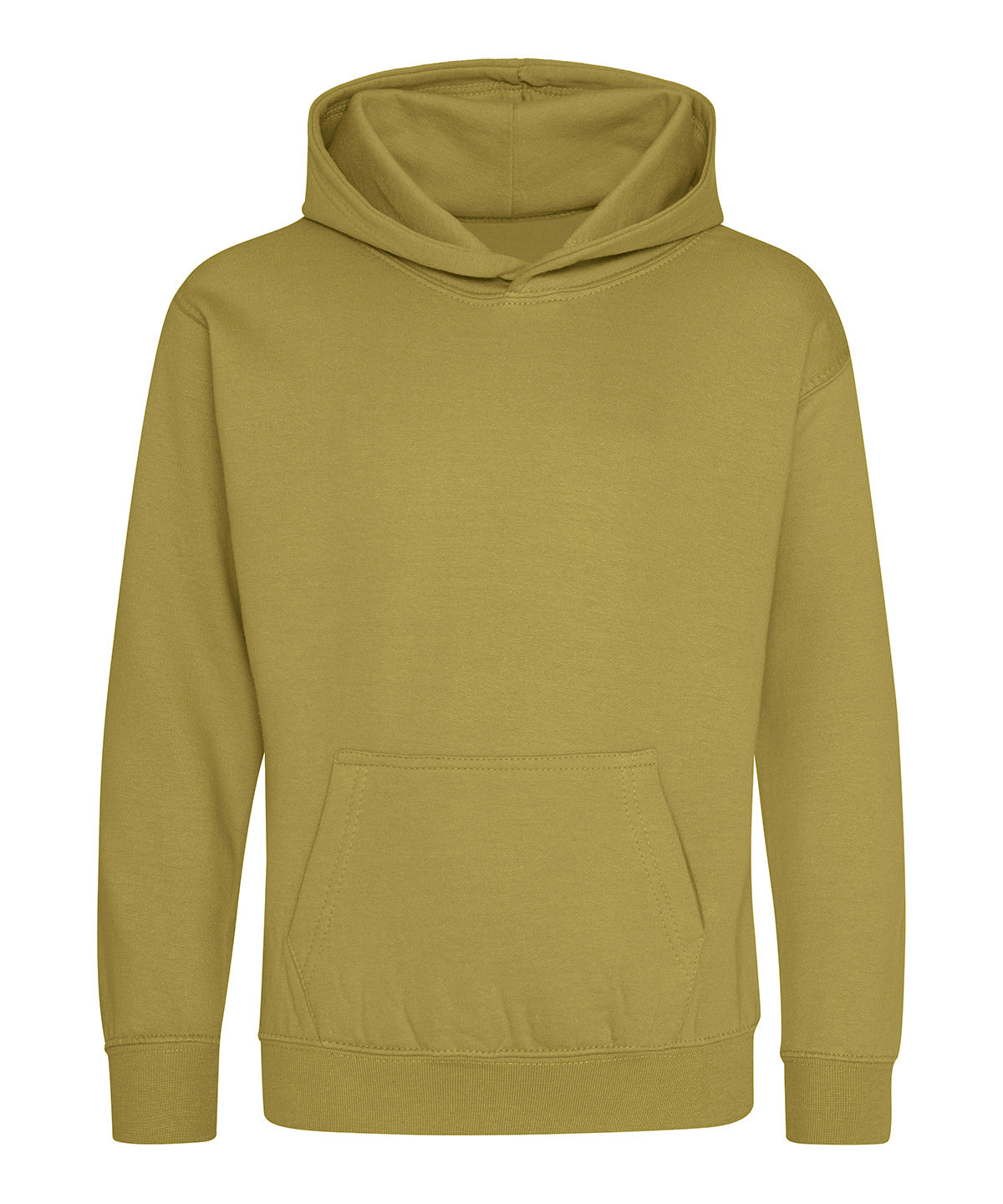 AWDis Just Hoods Kids hoodie in Khaki, front view