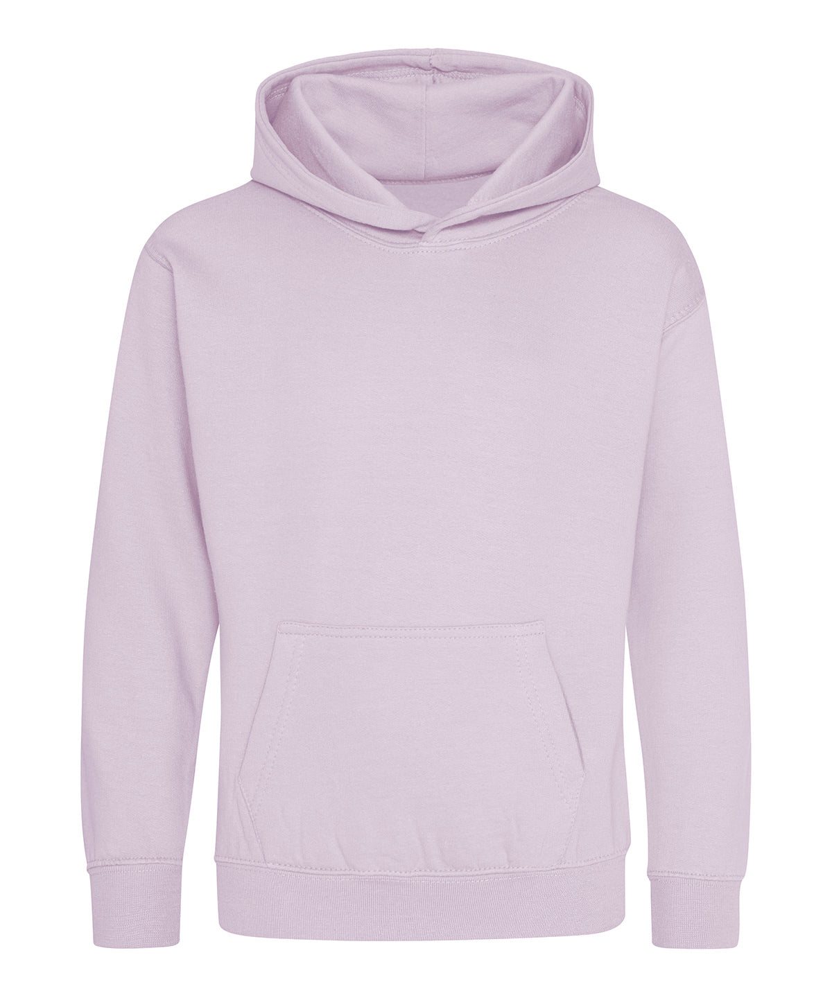 AWDis Just Hoods Kids hoodie in Lilac, front view