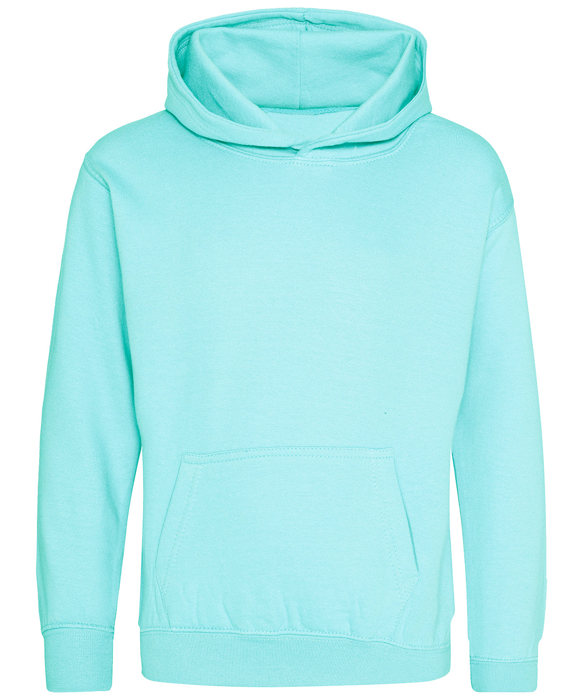 AWDis Just Hoods Kids hoodie in Peppermint, front view