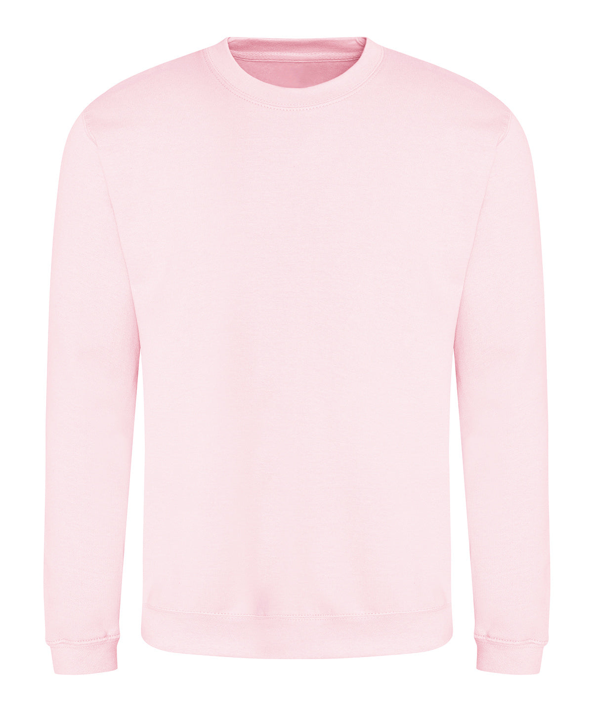 AWDis Just Hoods AWDis sweatshirt in Baby Pink†, front view