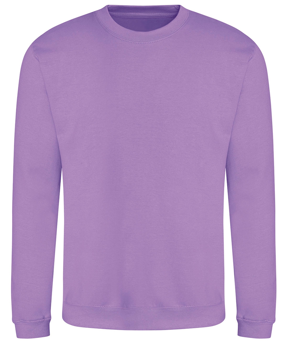 AWDis Just Hoods AWDis sweatshirt in Digital Lavender, front view