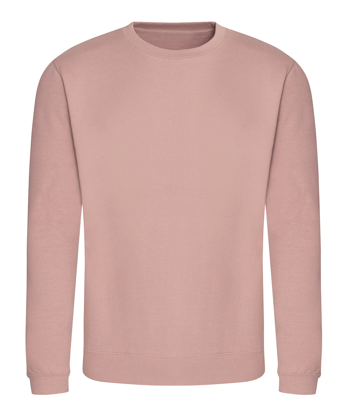 AWDis Just Hoods AWDis sweatshirt in Dusty Pink, front view