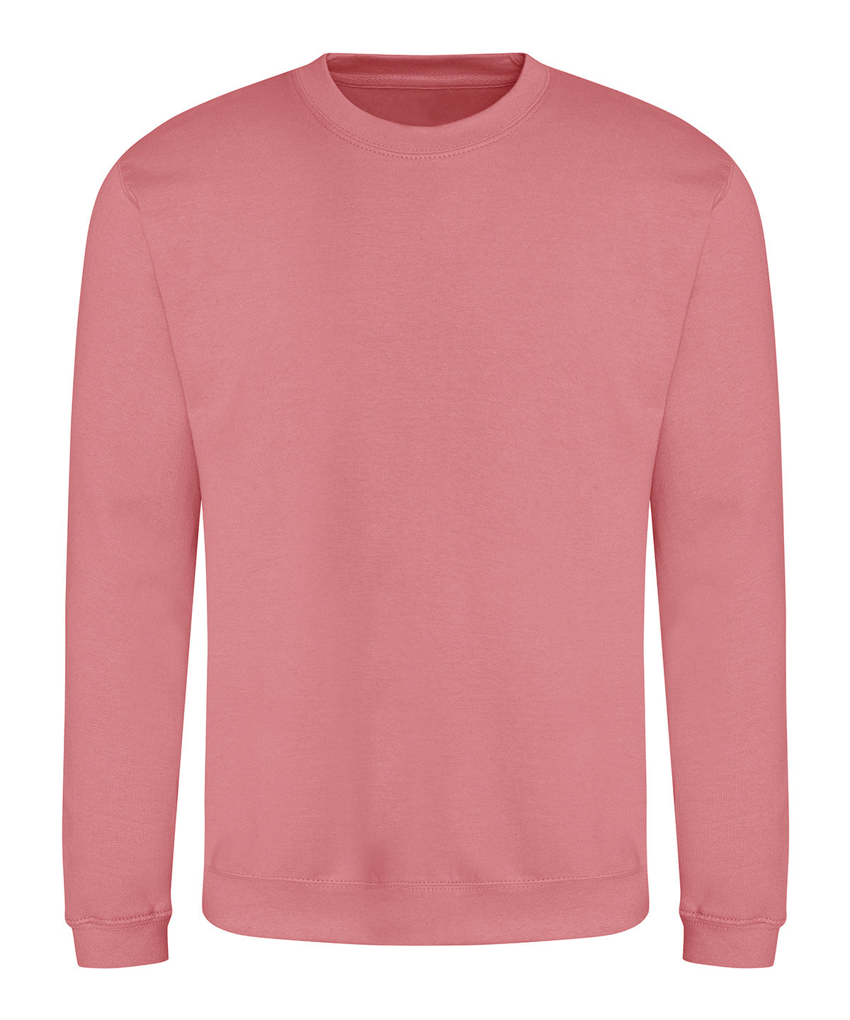 AWDis Just Hoods AWDis sweatshirt in Dusty Rose, front view