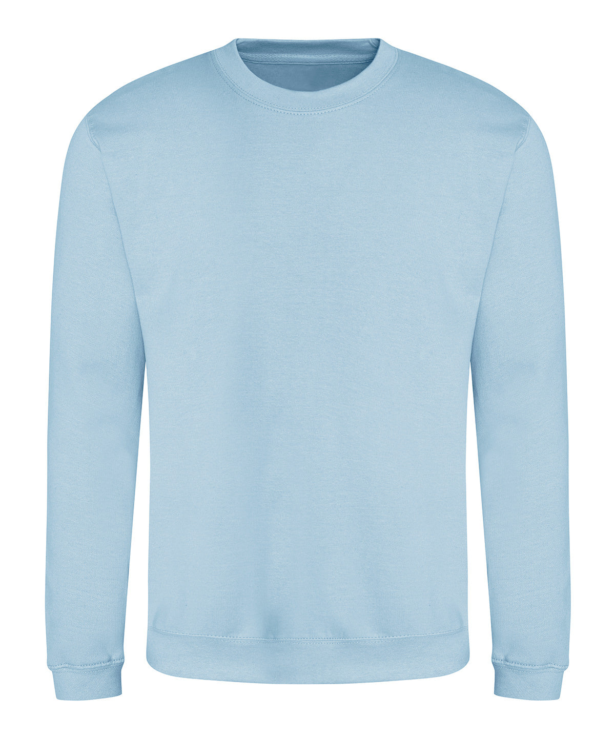 AWDis Just Hoods AWDis sweatshirt in Ice Blue, front view