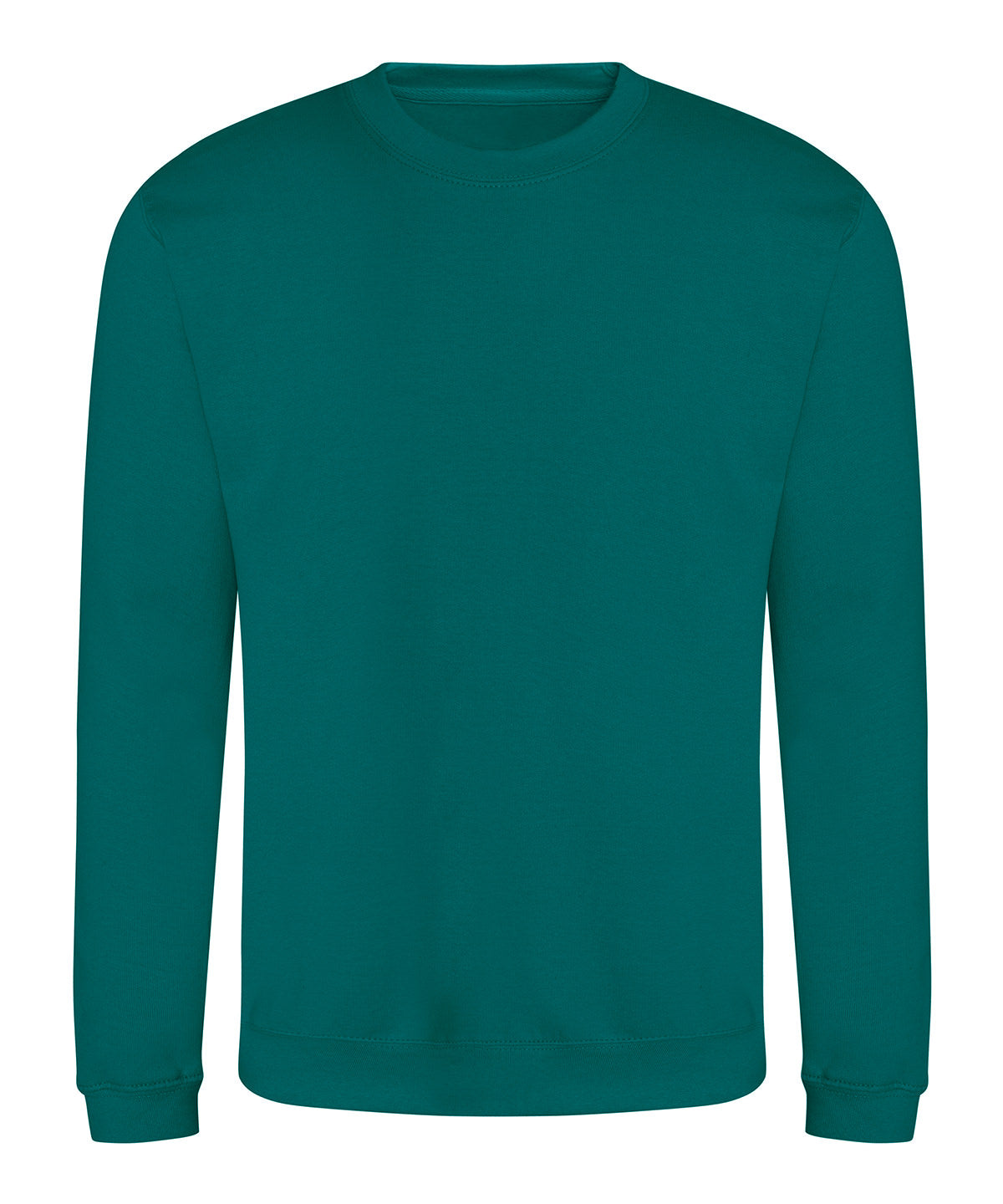 AWDis Just Hoods AWDis sweatshirt in Jade, front view
