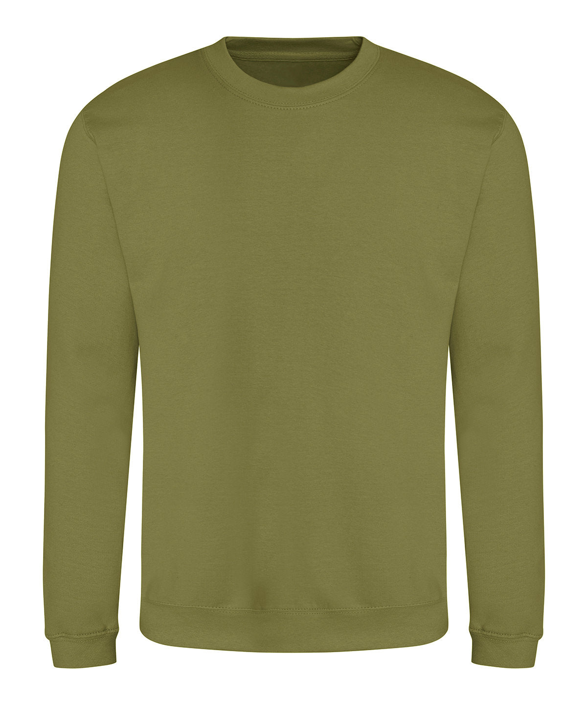 AWDis Just Hoods AWDis sweatshirt in Khaki, front view