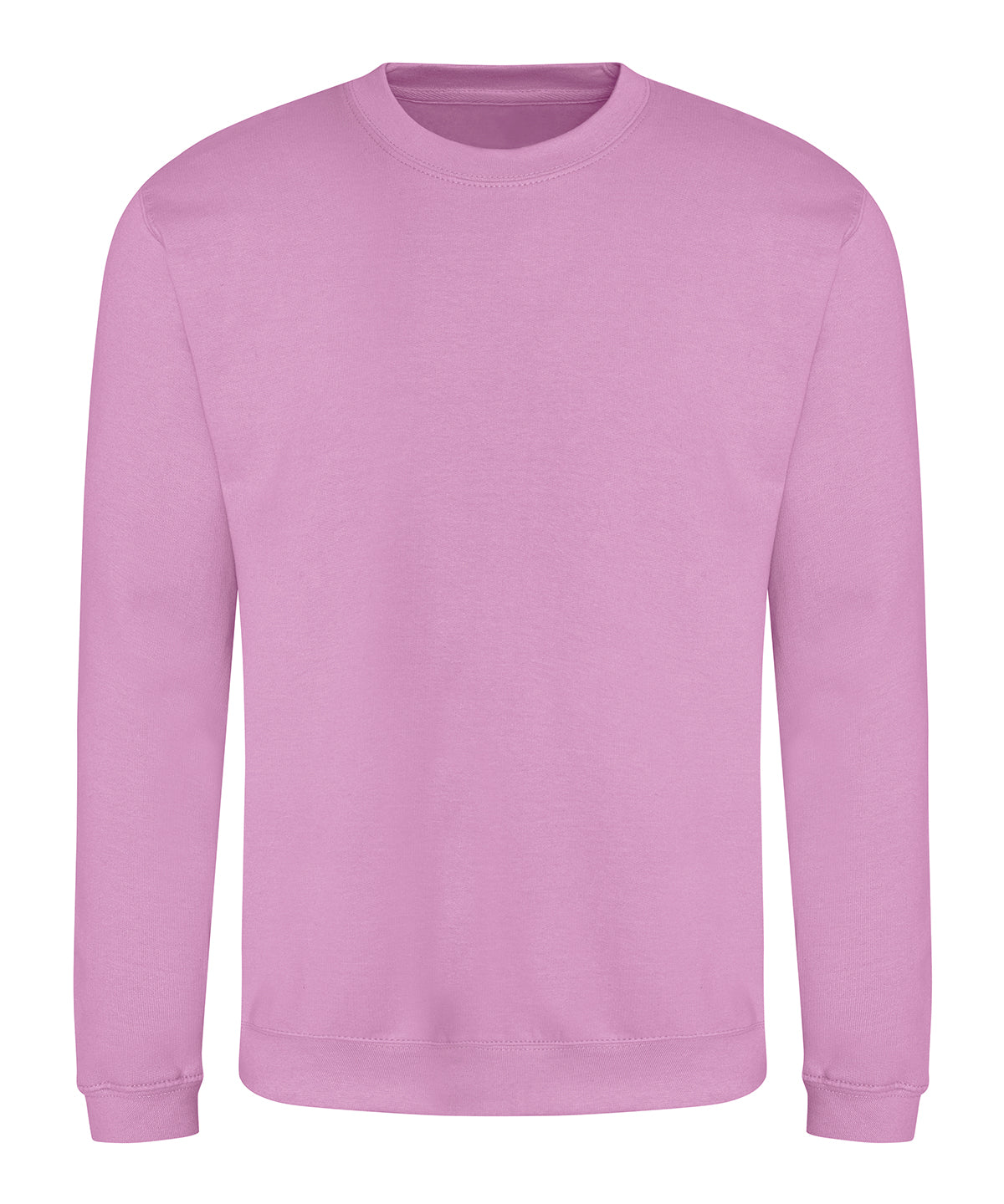 AWDis Just Hoods AWDis sweatshirt in Lavendar, front view