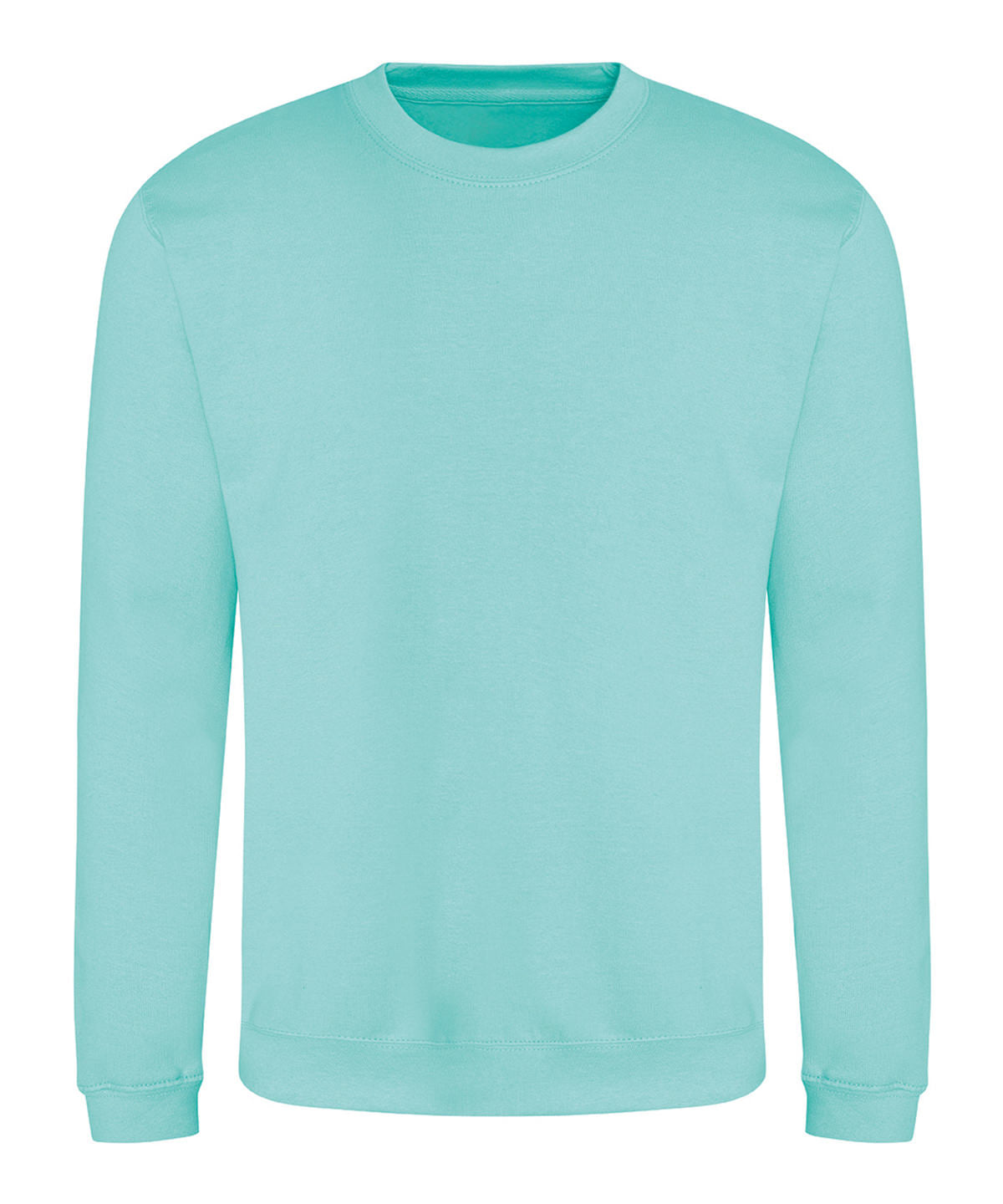 AWDis Just Hoods AWDis sweatshirt in Peppermint, front view