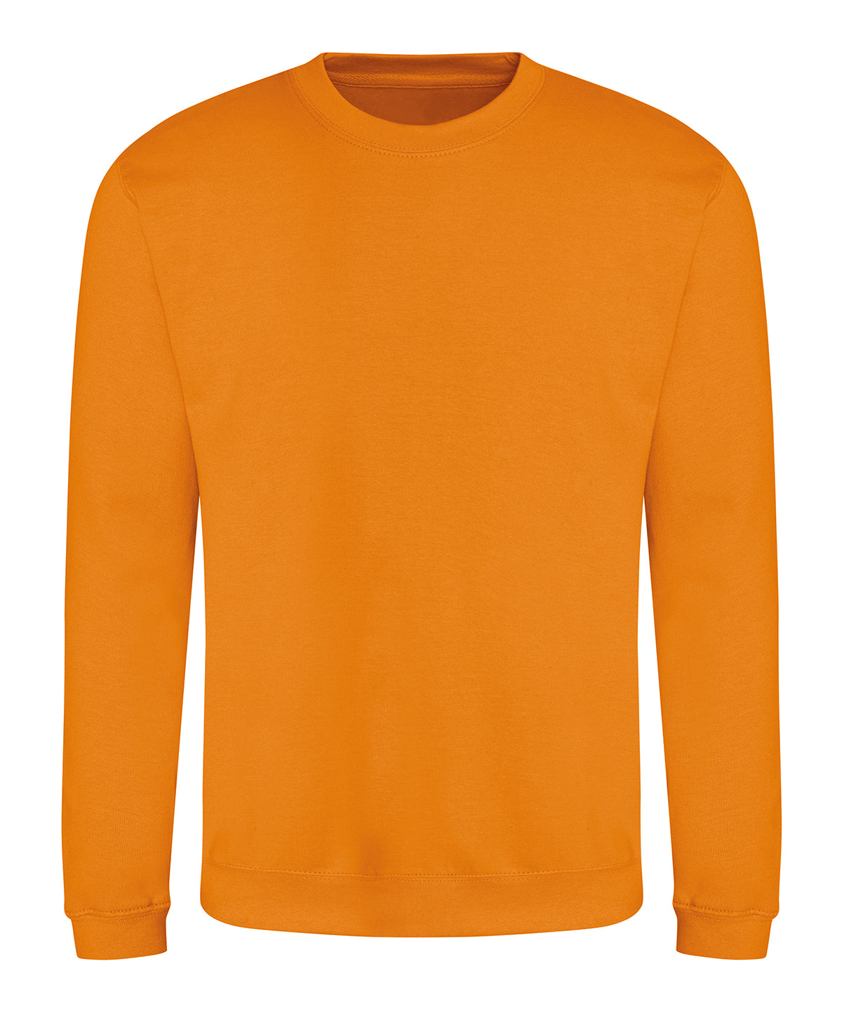 AWDis Just Hoods AWDis sweatshirt in Pumkin Pie, front view