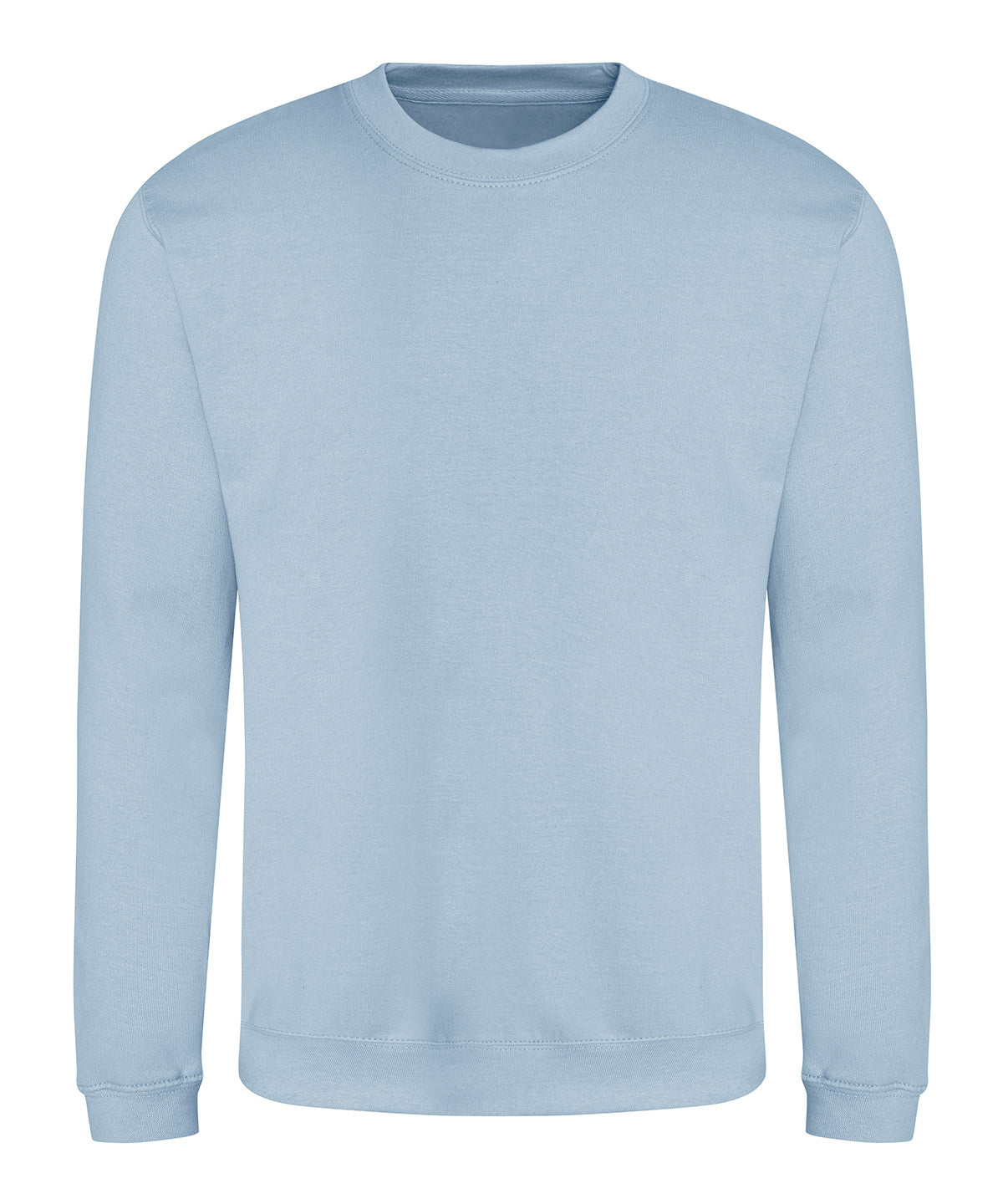AWDis Just Hoods Sweatshirt in Sky Blue, front view