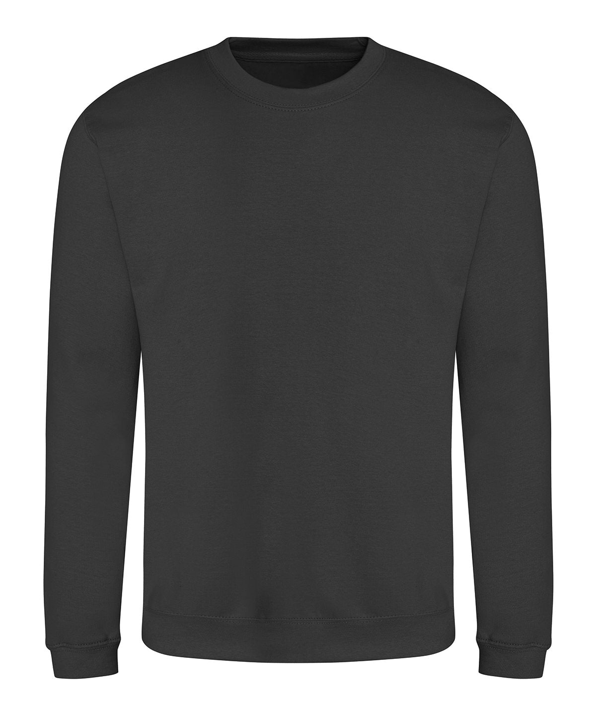 AWDis Just Hoods Sweatshirt in Storm Grey, front view