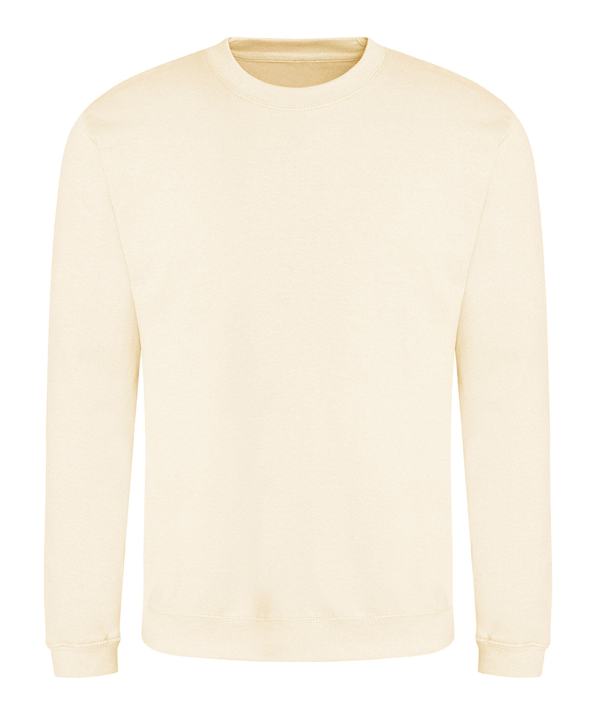 AWDis Just Hoods Sweatshirt in Vanilla Milkshake, front view