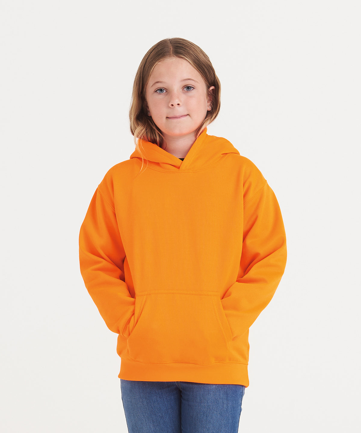 AWDis Just Hoods Kids electric hoodie, lifestyle photo