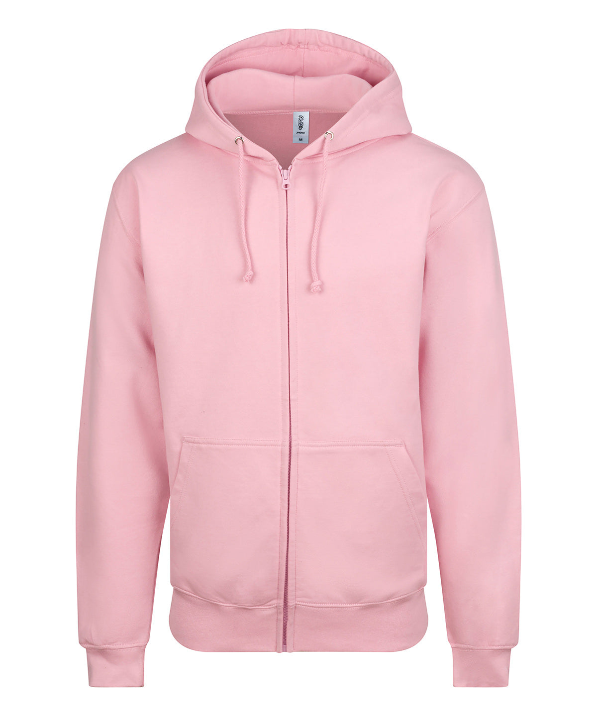 AWDis Just Hoods Zoodie in Baby Pink, front view