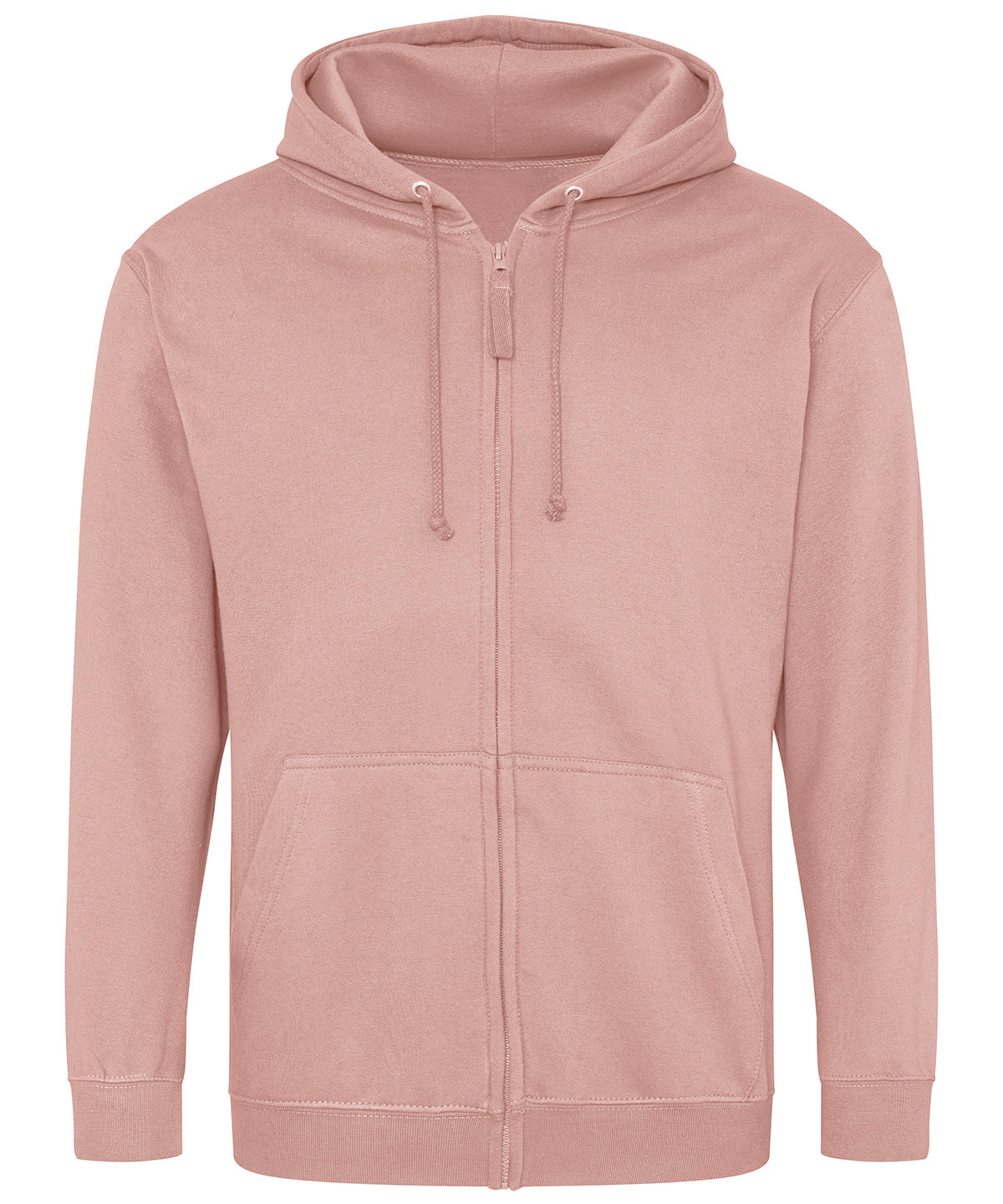 AWDis Just Hoods Zoodie in Dusty Pink, front view
