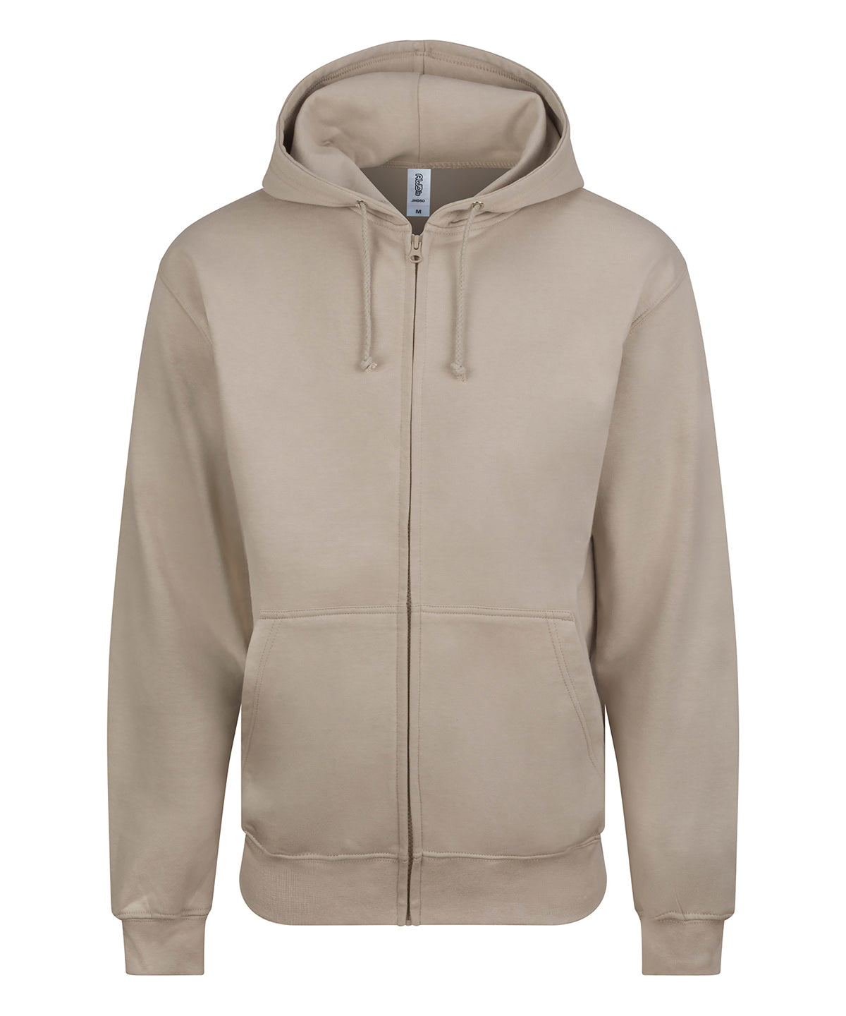 AWDis Just Hoods Zoodie in Natural Stone, front view