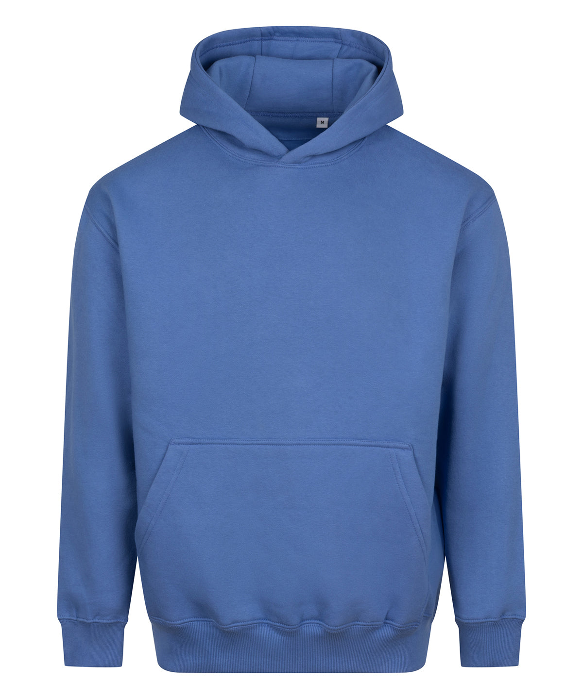 AWDis Just Hoods Vision heavyweight hoodie in Atlantic Blue, front view