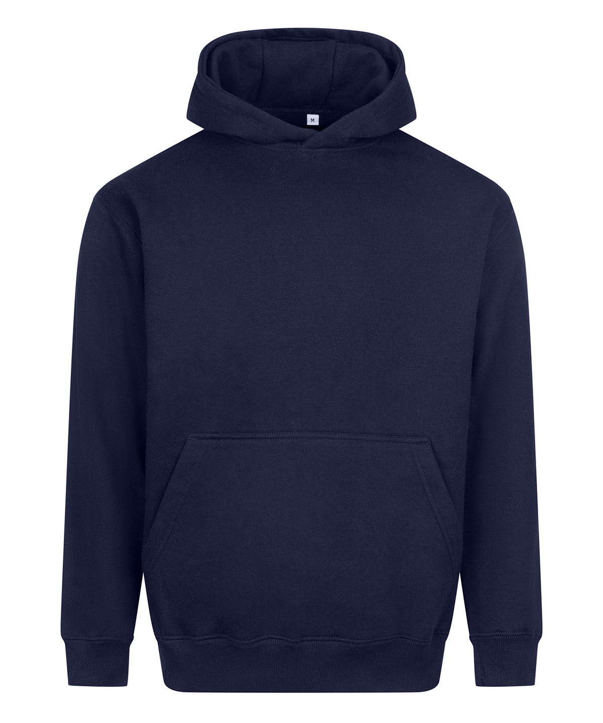 AWDis Just Hoods Vision heavyweight hoodie in New French Navy, front view