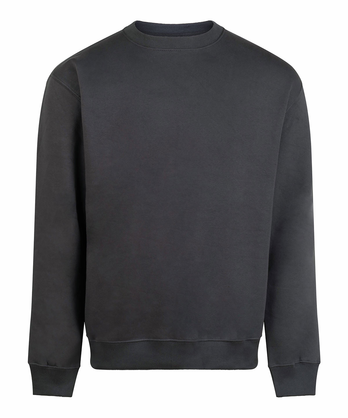AWDis Just Hoods Vision heavyweight sweat in Solid Charcoal, front view