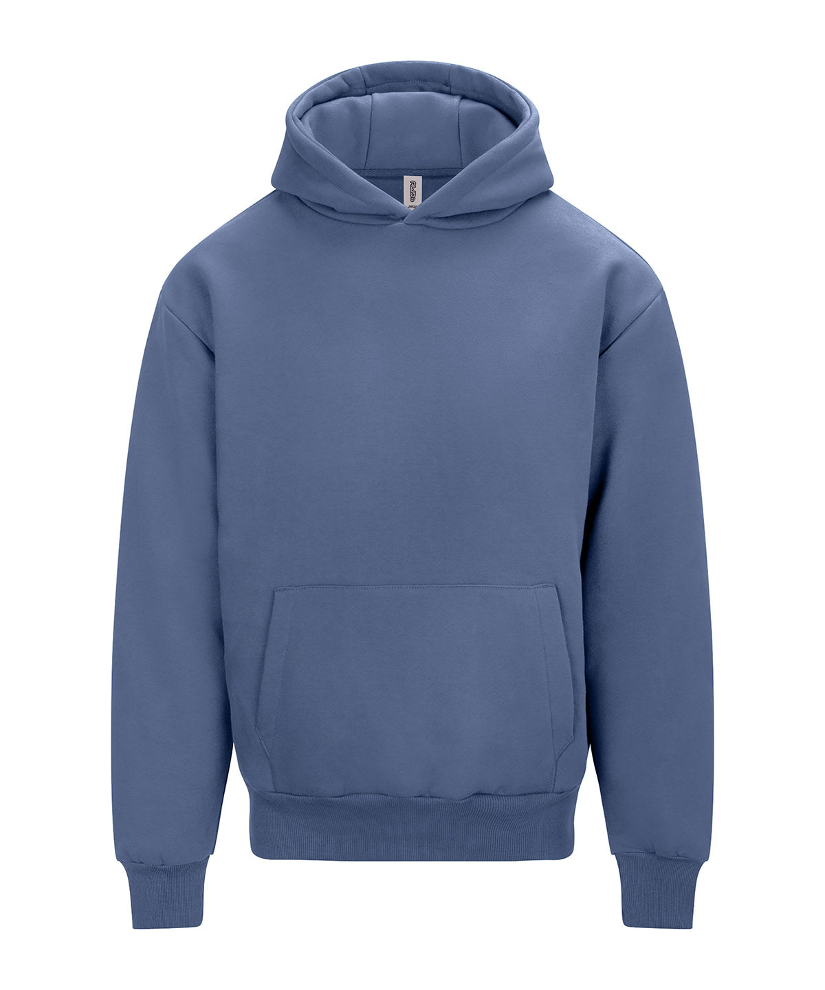 AWDis Just Hoods Signature heavyweight hoodie in Atlantic Blue, front view