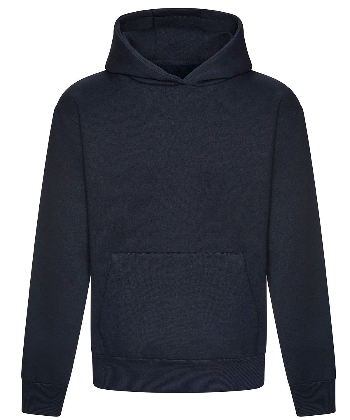 AWDis Just Hoods Signature heavyweight hoodie in New French Navy, front view
