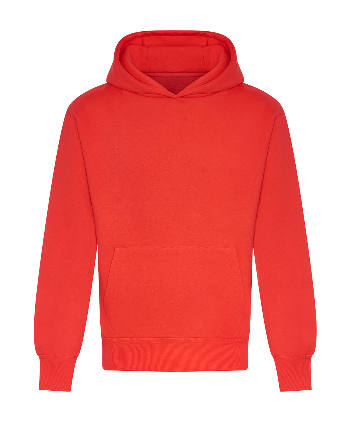 AWDis Just Hoods Signature heavyweight hoodie in Soft Red, front view
