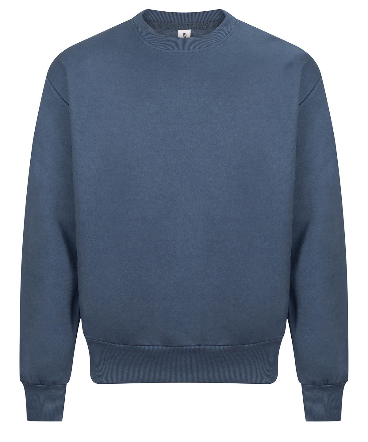 AWDis Just Hoods Signature heavyweight sweatshirt in Airforce Blue, front view