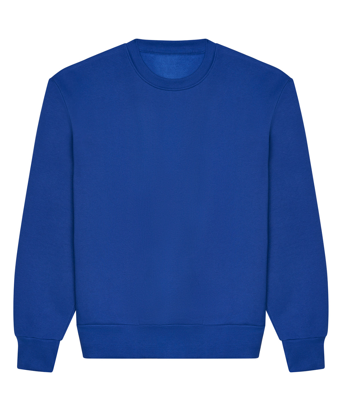 AWDis Just Hoods Signature heavyweight sweatshirt in Bright Royal, front view