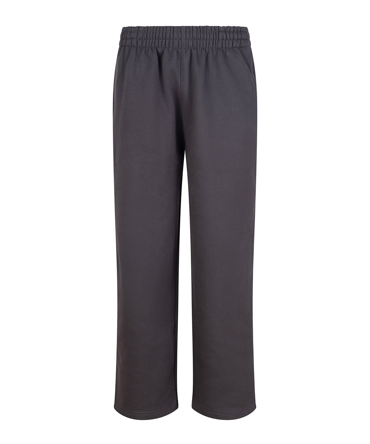 AWDis Just Hoods Signature heavyweight jogpants in Solid Charcoal, front view