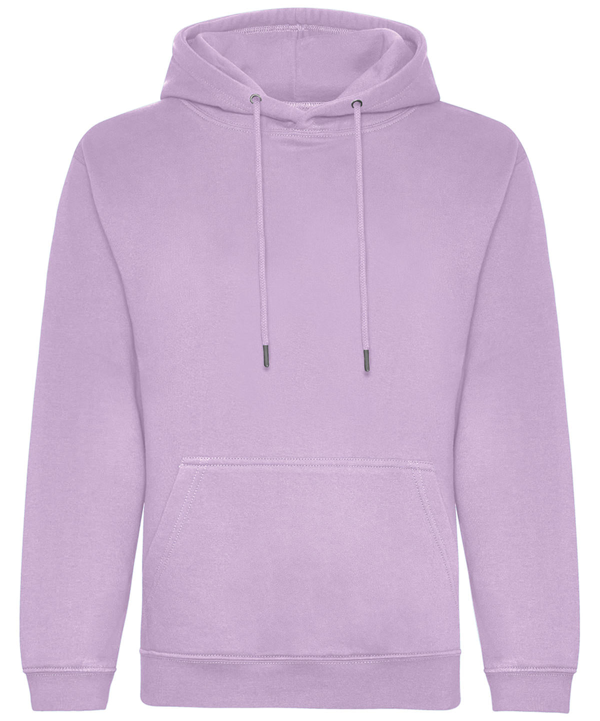 AWDis Just Hoods Organic hoodie in Lavender, front view