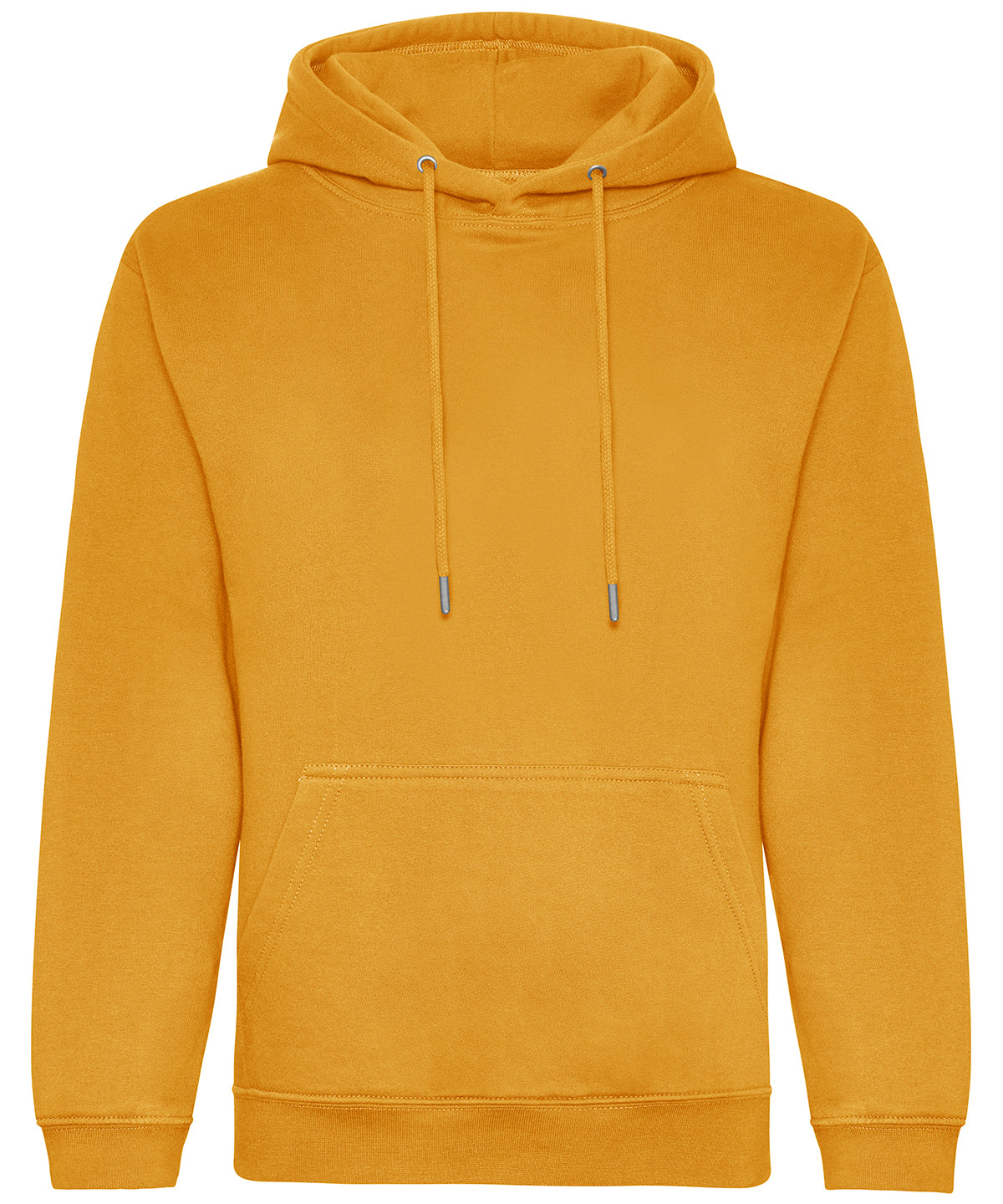 AWDis Just Hoods Organic hoodie in Mustard, front view