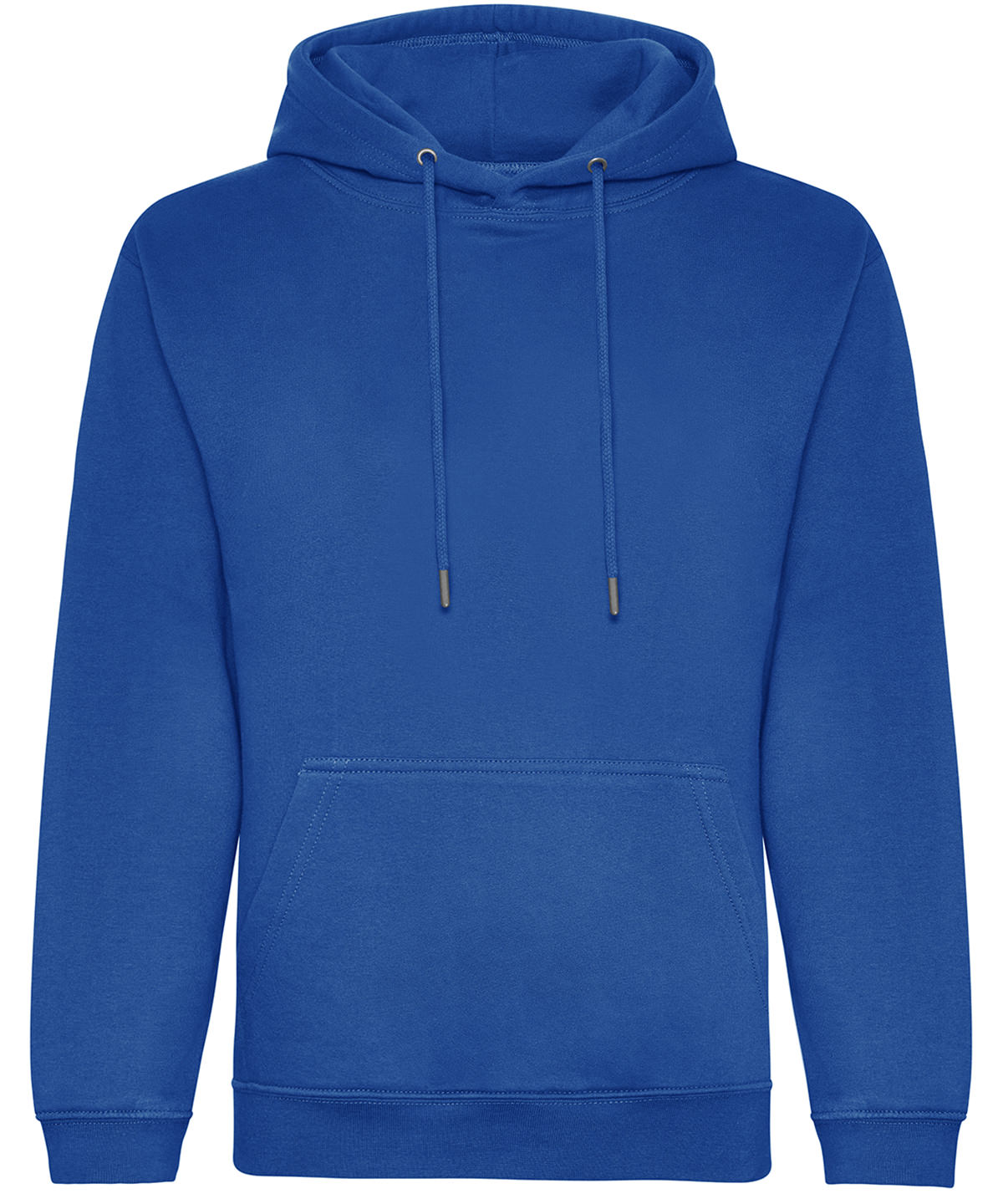 AWDis Just Hoods Organic hoodie in Royal Blue, front view