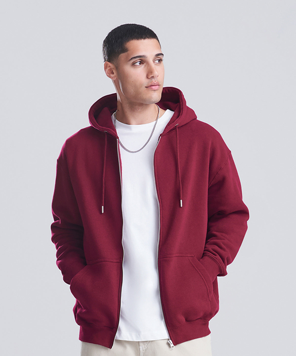 AWDis Just Hoods Organic zoodie, lifestyle photo