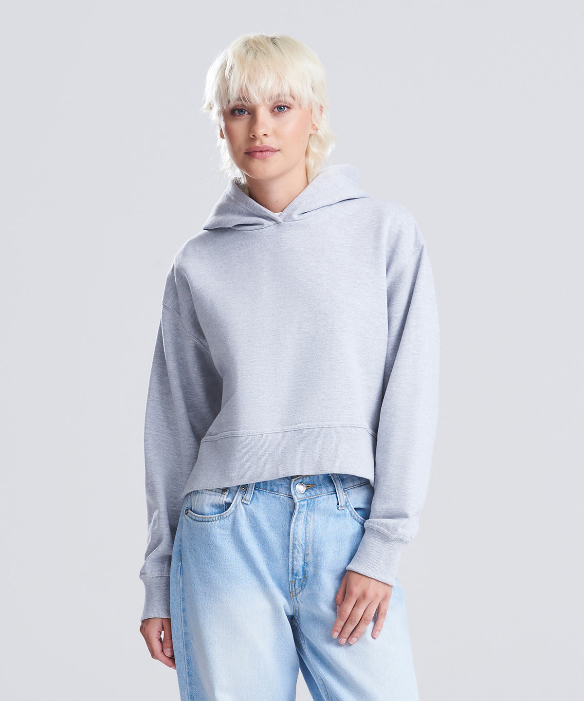 AWDis Just Hoods Women’s relaxed hoodie, lifestyle photo