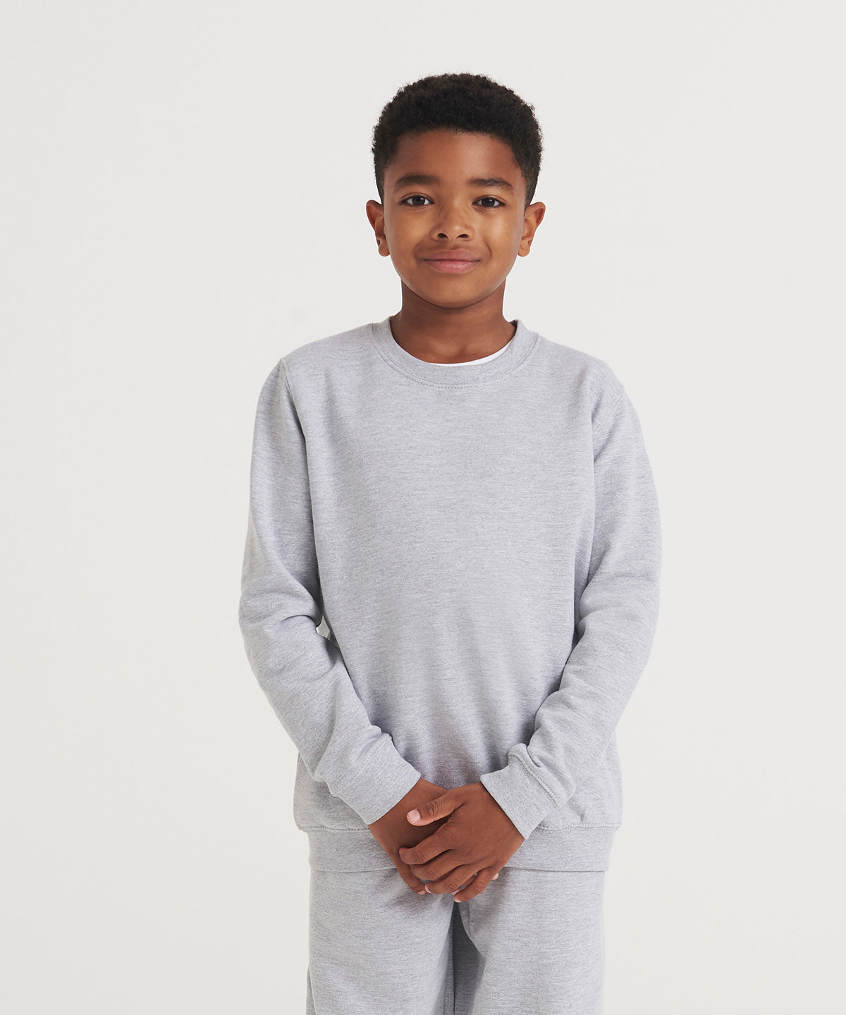 AWDis Just Hoods Kids AWDis sweatshirt, lifestyle photo