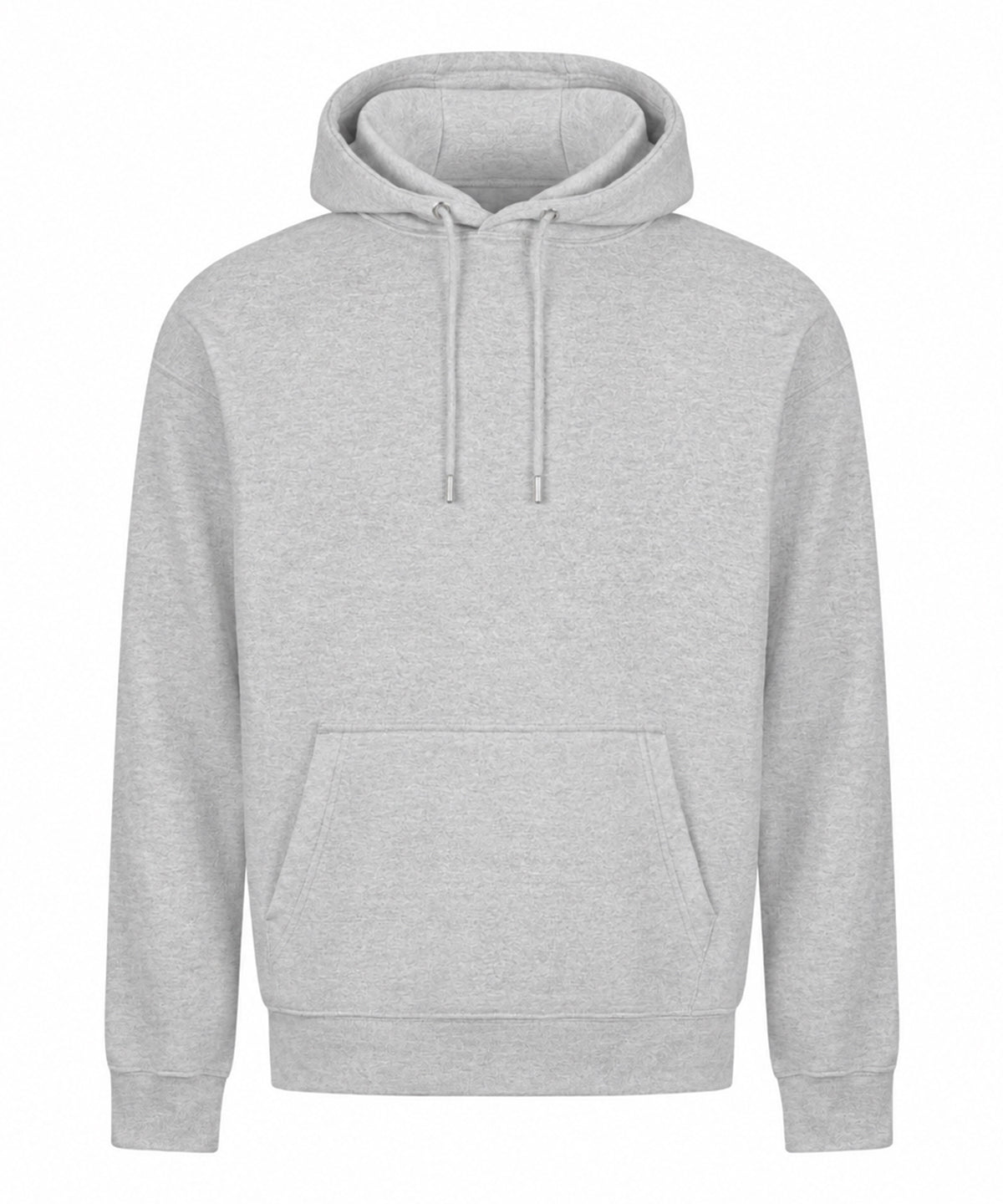 AWDis Just Hoods College hoodie 2.0 in Heather Grey, front view