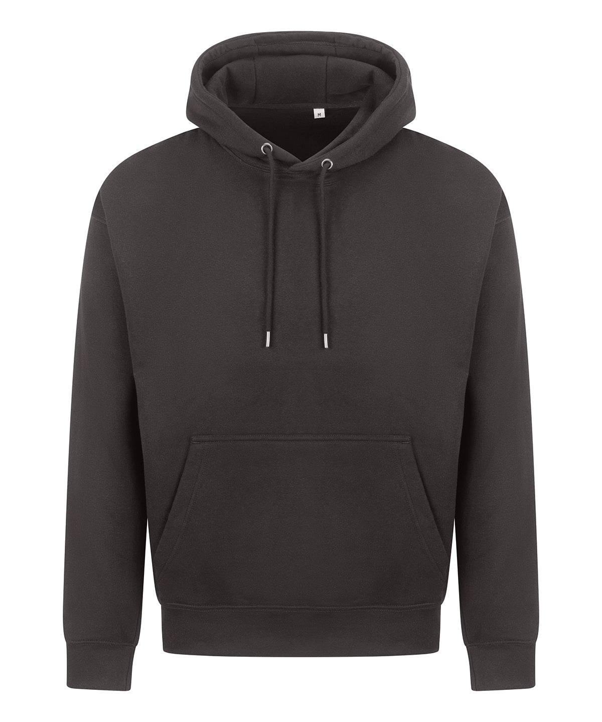 AWDis Just Hoods College hoodie 2.0 in Solid Charcoal, front view