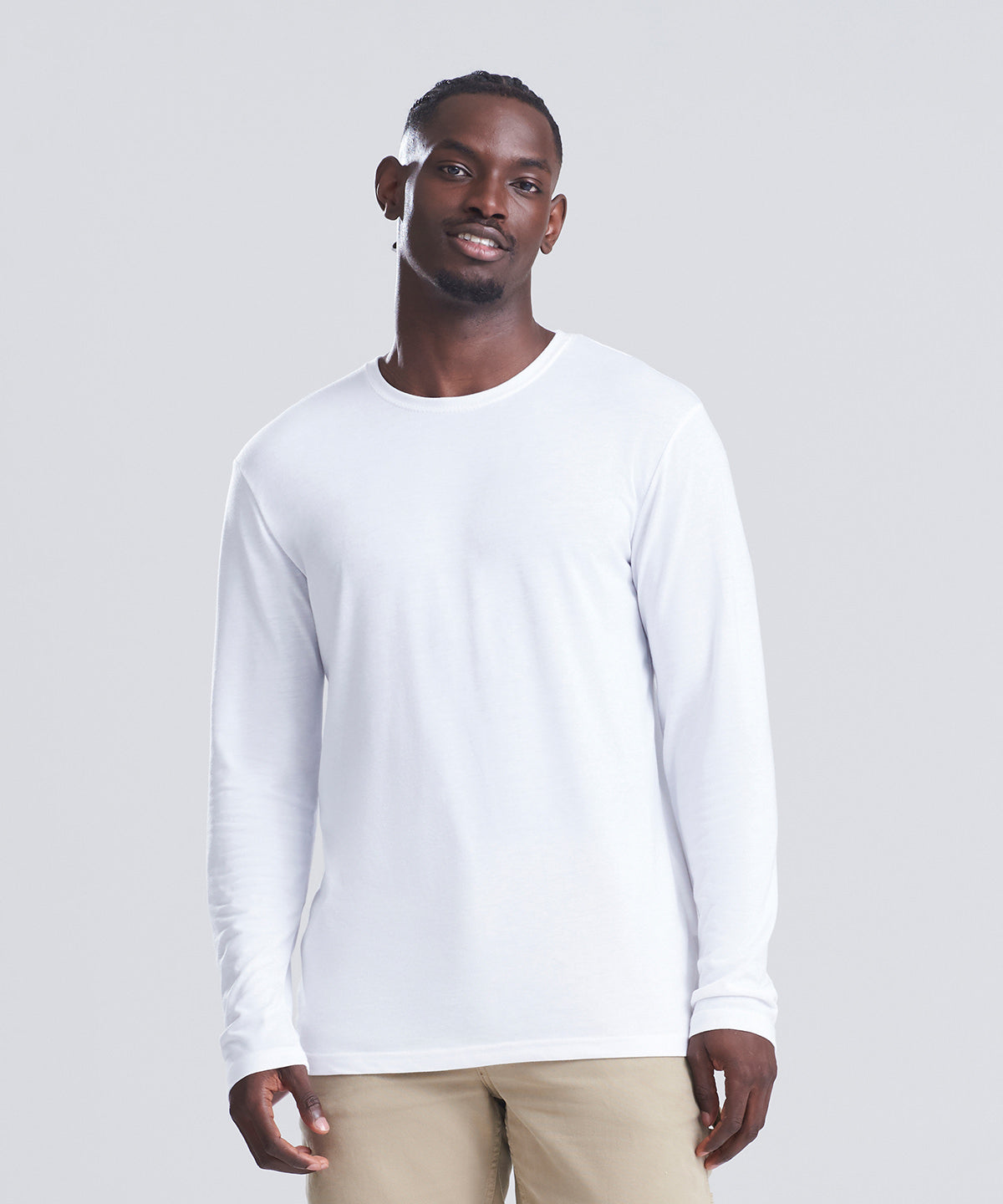 AWDis Just T's Triblend T long sleeve, lifestyle photo